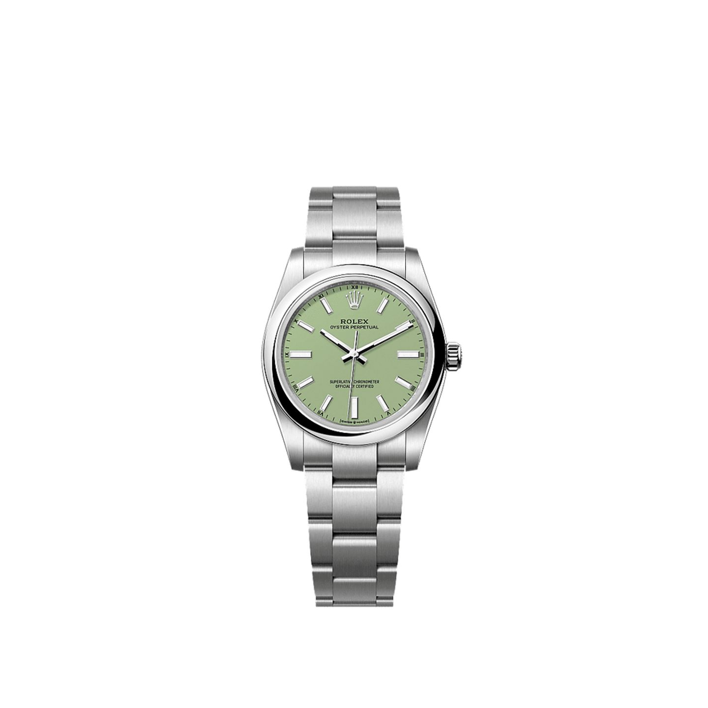 Rolex Oyster Perpetual 34 124200 (2025) - Green dial 34 mm Steel case (1/1)