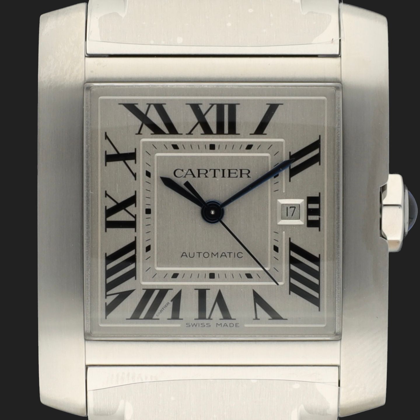 Cartier Tank Française WSTA0067 (2024) - Zilver wijzerplaat 31mm Staal (2/8)