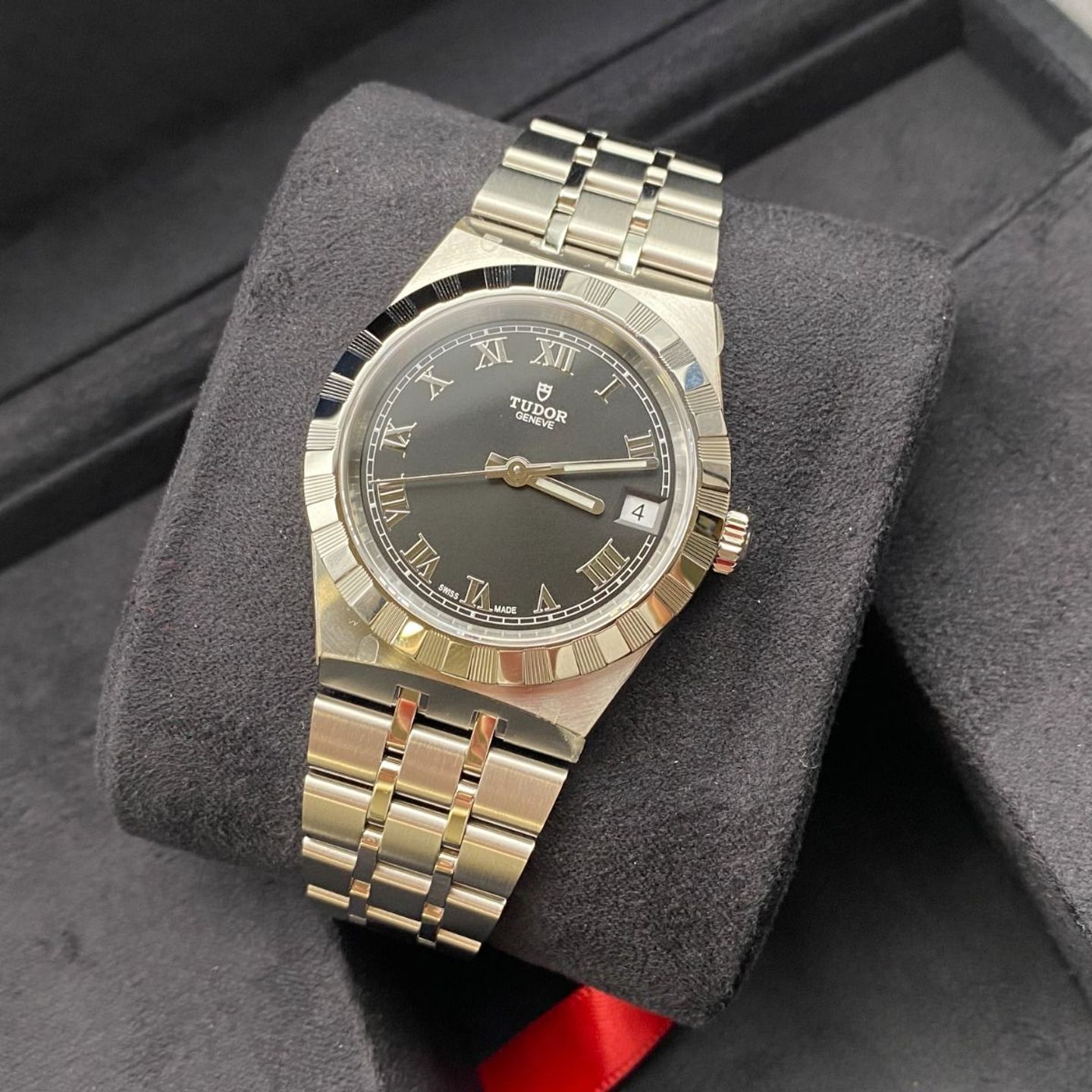 Tudor Royal 28400-0003 (2023) - Zwart wijzerplaat 34mm Staal (5/8)