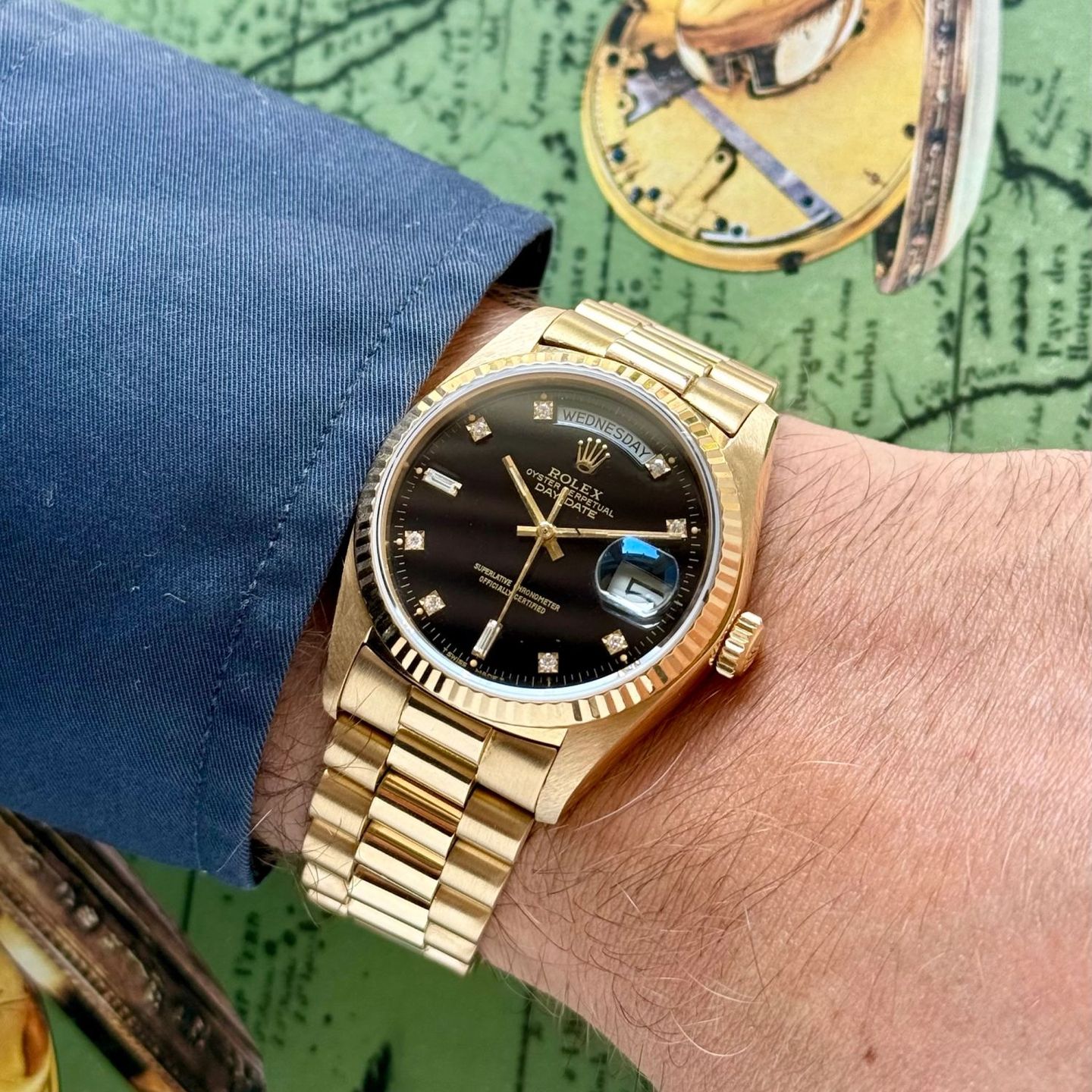 Rolex Day-Date 36 18038 (1978) - 36 mm Yellow Gold case (2/8)