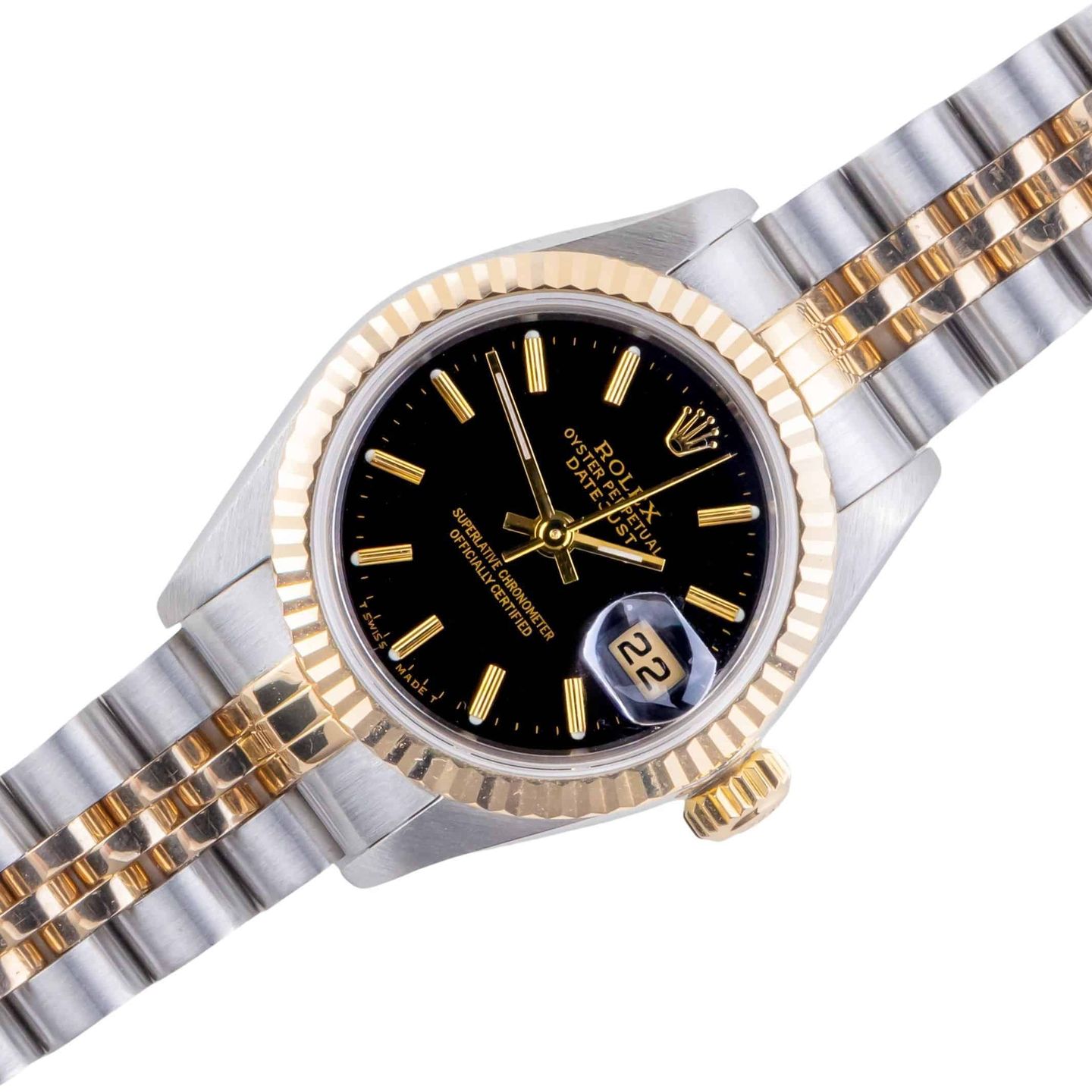 Rolex Lady-Datejust 69173 (1989) - 26 mm Gold/Steel case (1/8)