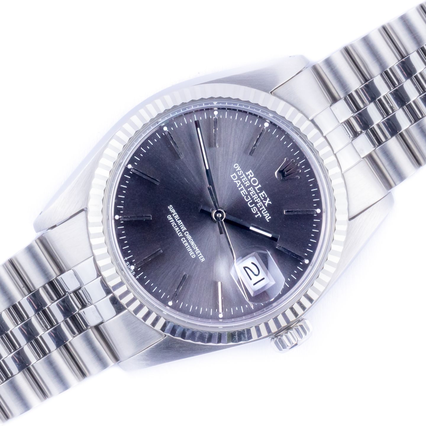 Rolex Datejust 36 16014 (1984) - 36mm Staal (1/8)