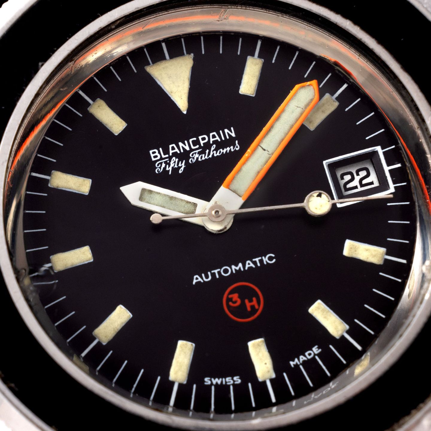 Blancpain Fifty Fathoms Unknown (1970) - Zwart wijzerplaat 41mm Staal (1/8)