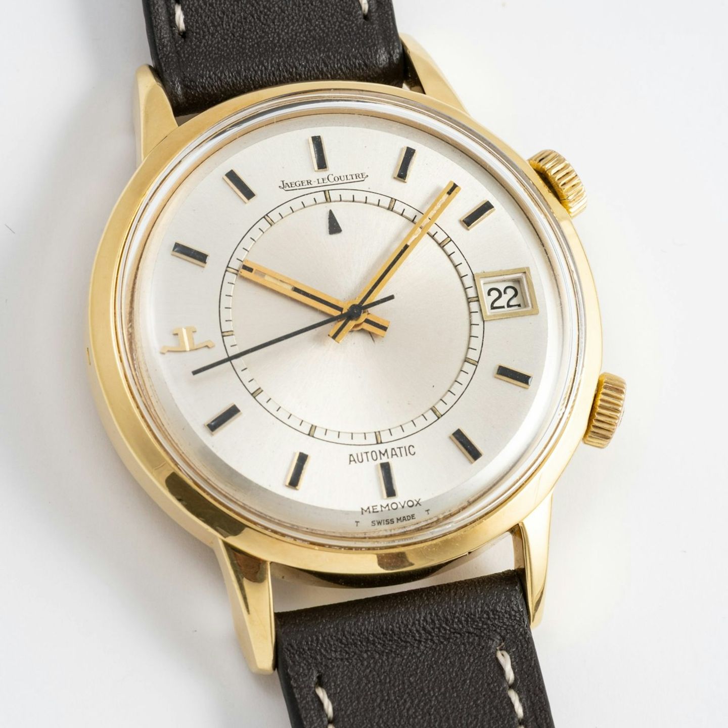 Jaeger-LeCoultre Memovox 875 (1971) - 37mm Geelgoud (2/8)