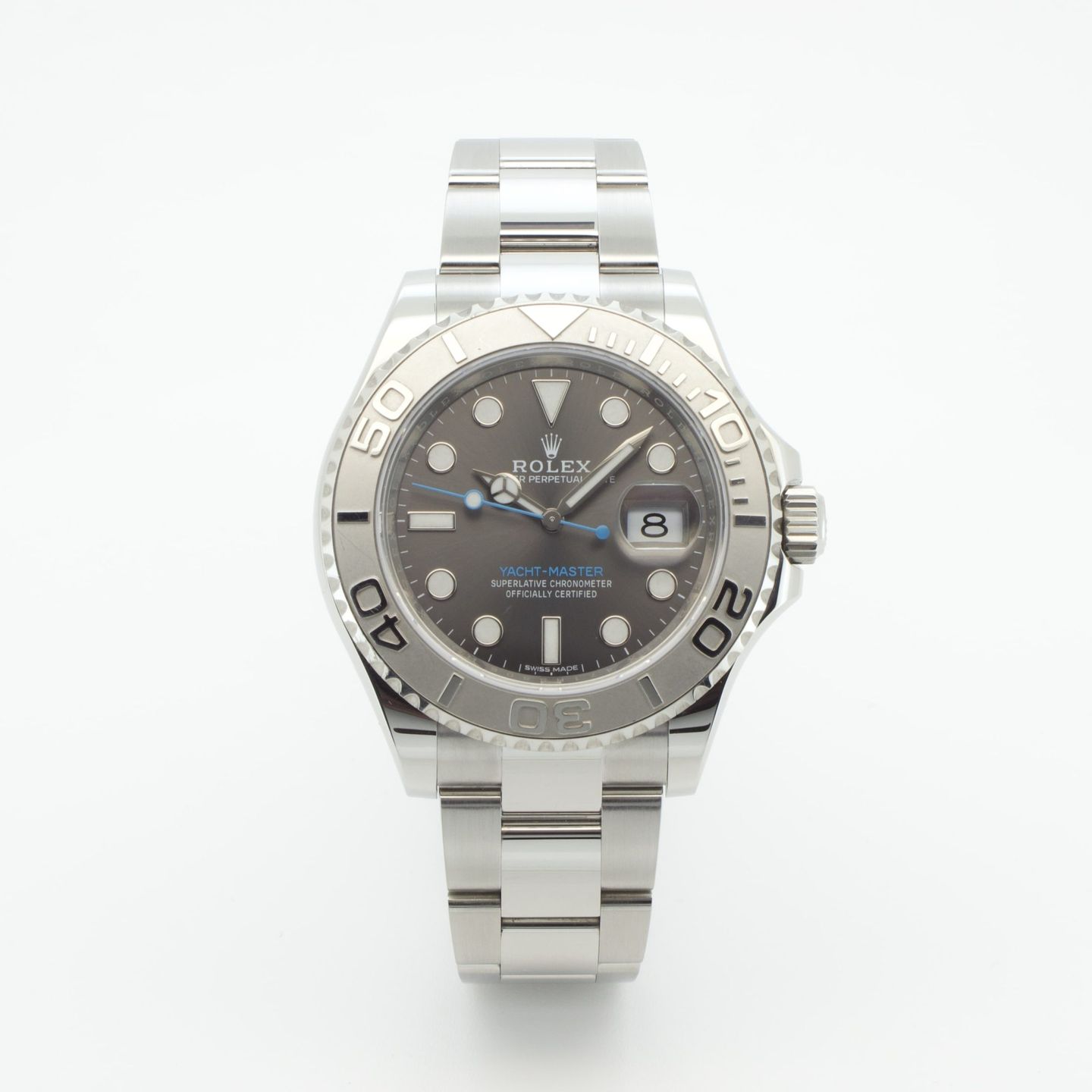 Rolex Yacht-Master 40 116622 (2018) - Grey dial 40 mm Steel case (2/8)