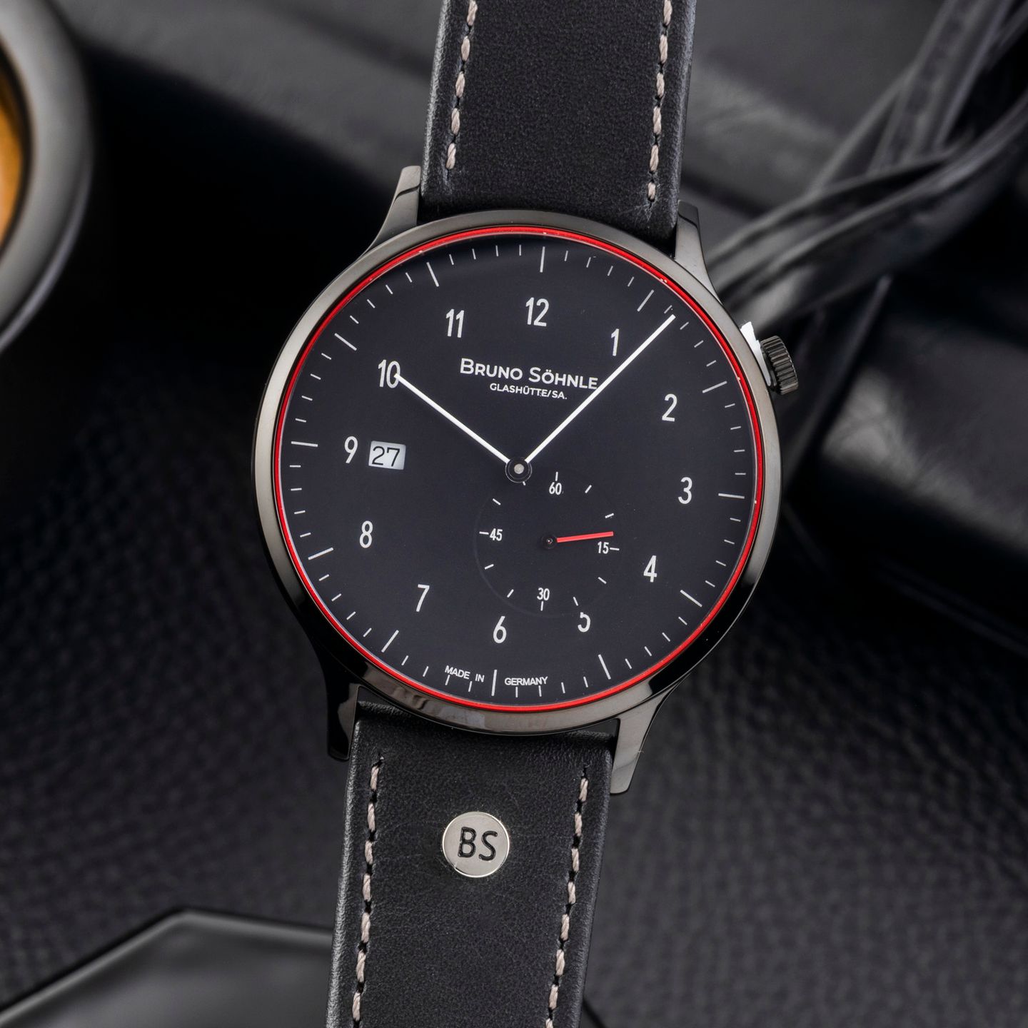 Bruno Söhnle Brunello 17-73212-761 (2025) - Black dial 41 mm Steel case (1/8)