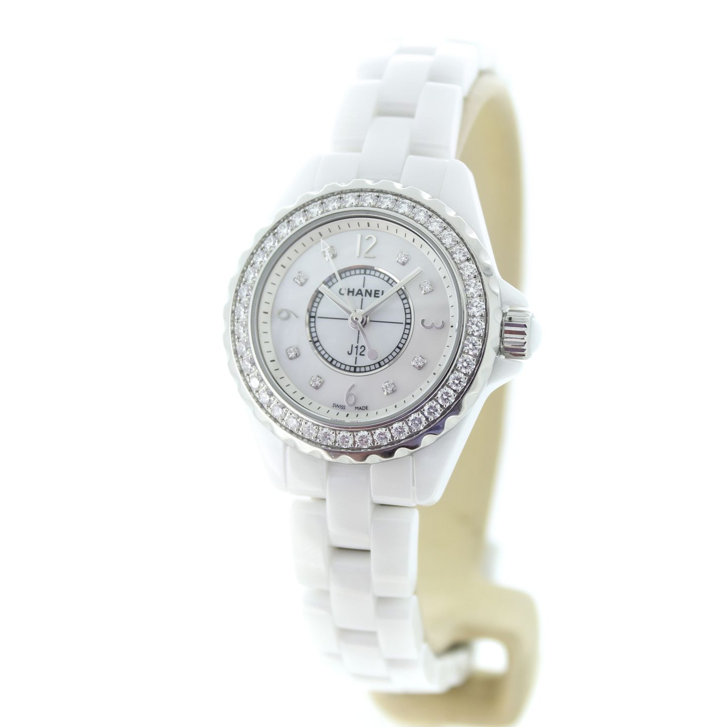 Chanel J12 H2572 (2023) - Pearl dial 29 mm Ceramic case (1/7)