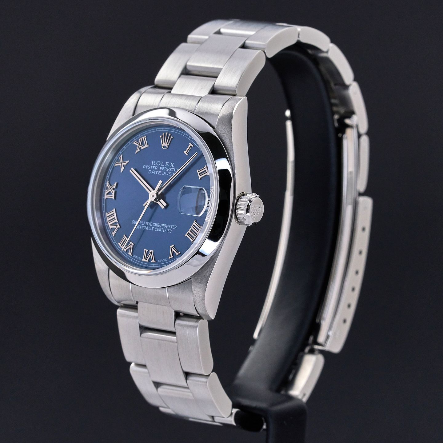 Rolex Datejust 31 78240 (2001) - Blauw wijzerplaat 31mm Staal (4/8)