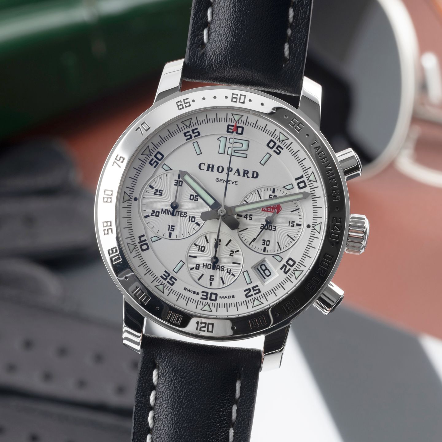 Chopard Mille Miglia 8932 (2003) - White dial 40 mm Steel case (3/8)