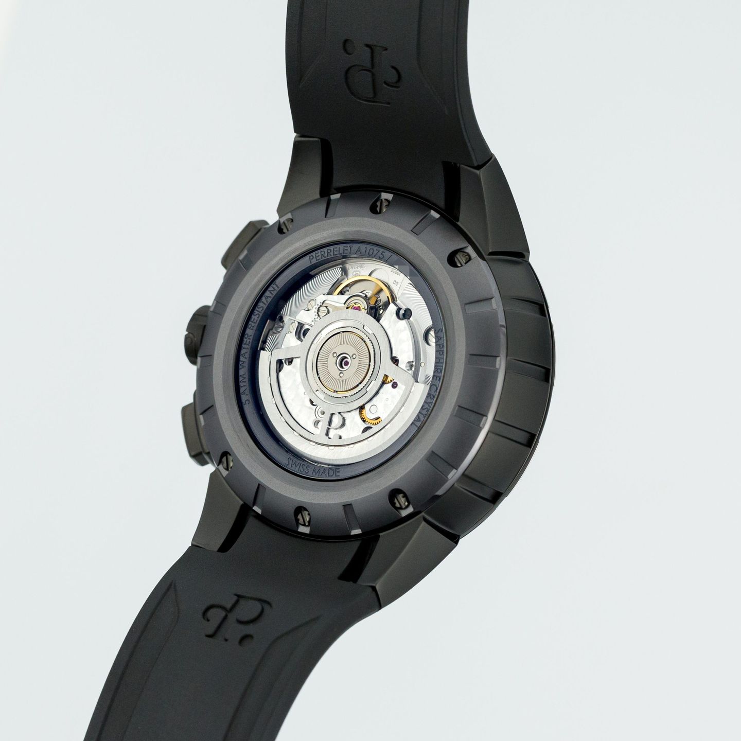 Perrelet Turbine A1075/1 (Unknown (random serial)) - Black dial 47 mm Steel case (2/7)