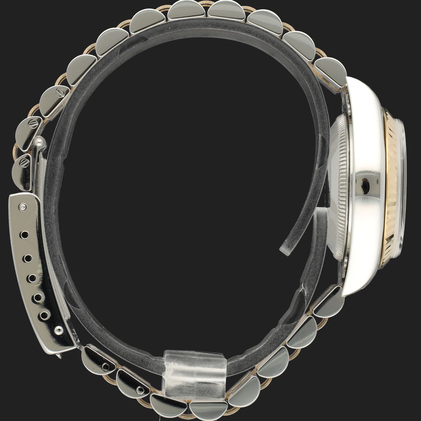 Rolex Lady-Datejust 69173 (1994) - Champagne dial 26 mm Gold/Steel case (5/8)