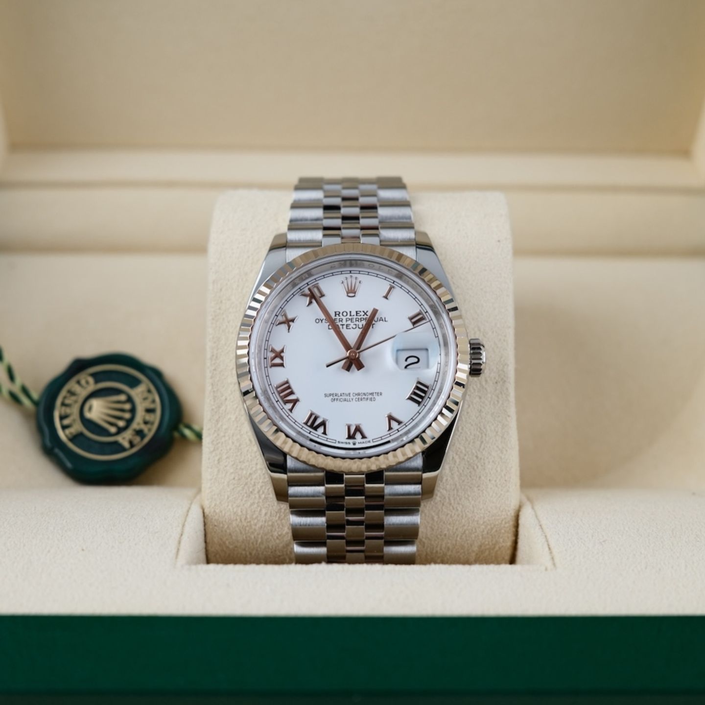 Rolex Datejust 36 126234 (2020) - White dial 36 mm Steel case (2/8)