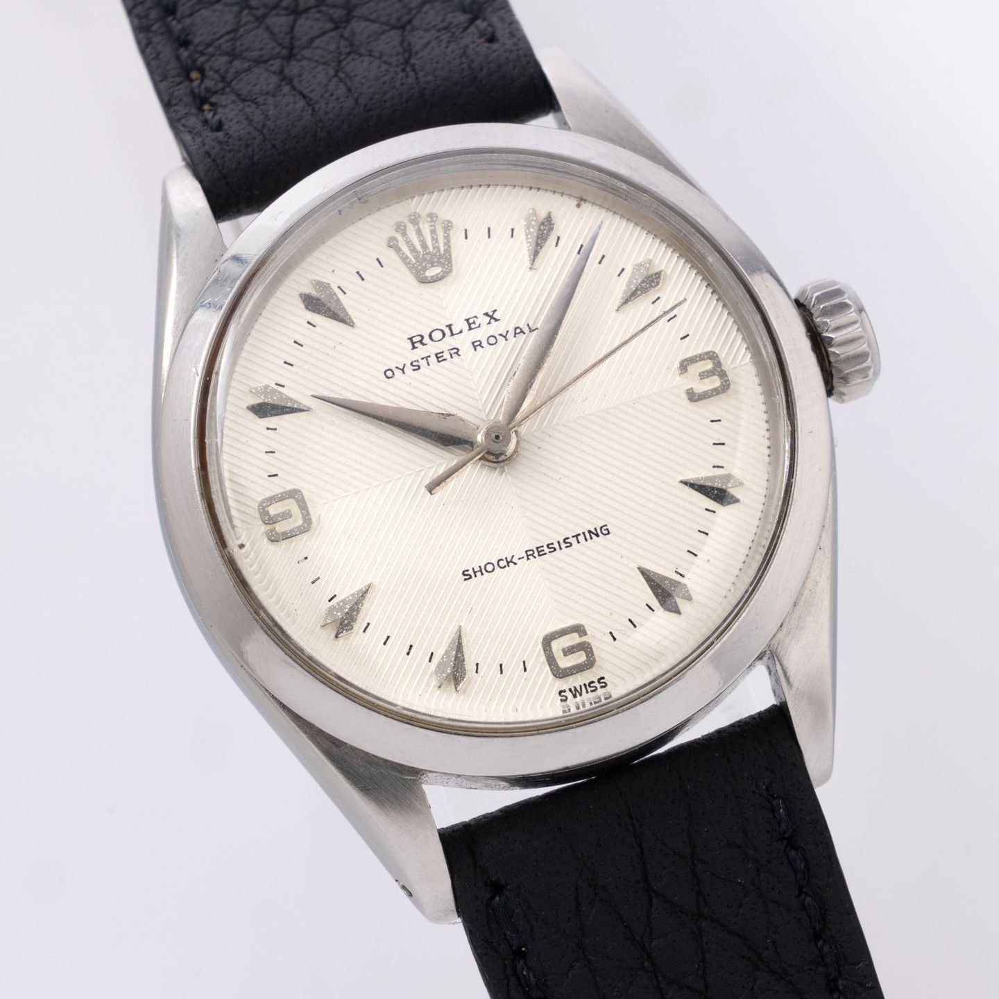 Rolex Oyster Perpetual 6444 (1957) - White dial 31 mm Steel case (2/7)