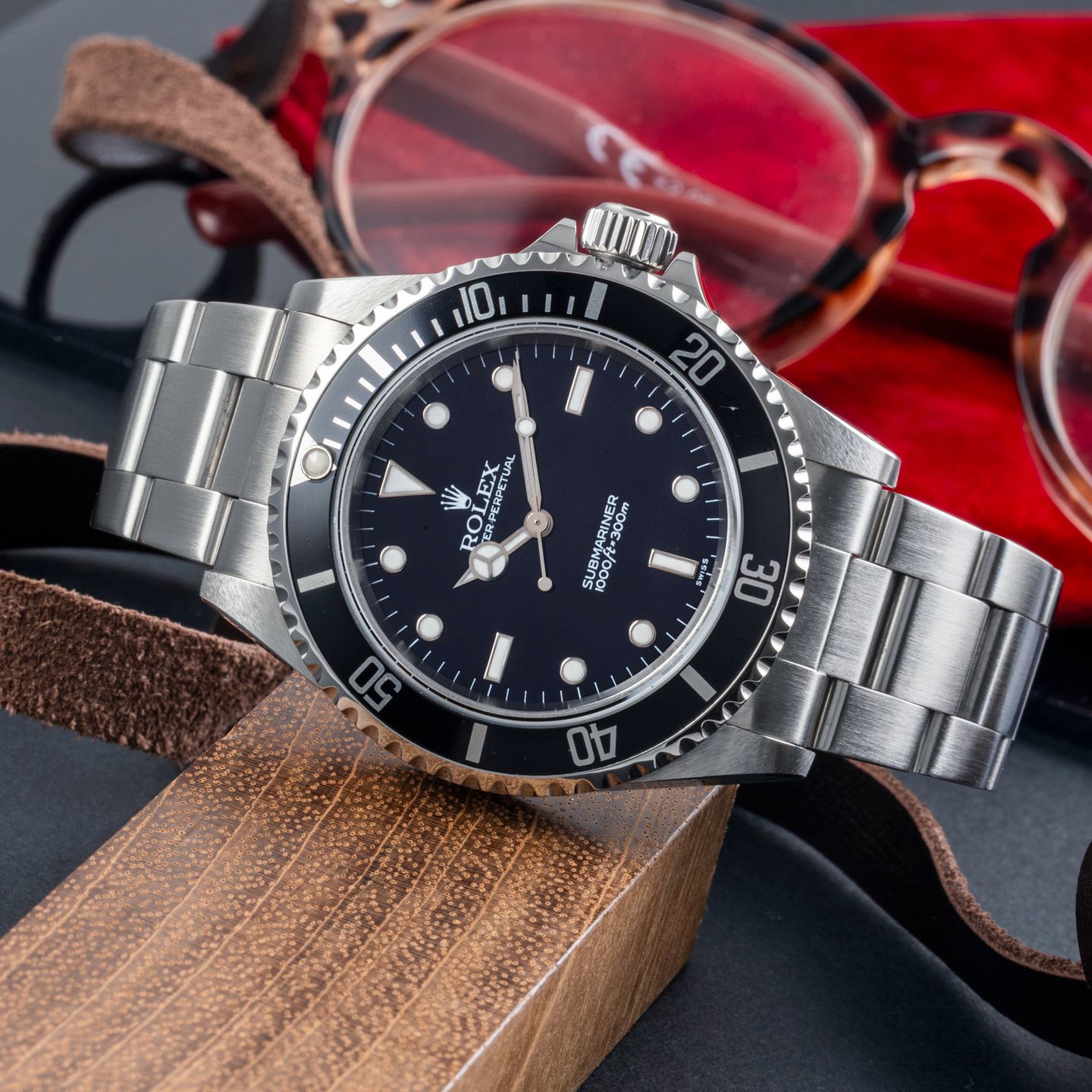 Rolex Submariner No Date 14060 (2000) - Zwart wijzerplaat 40mm Staal (2/8)