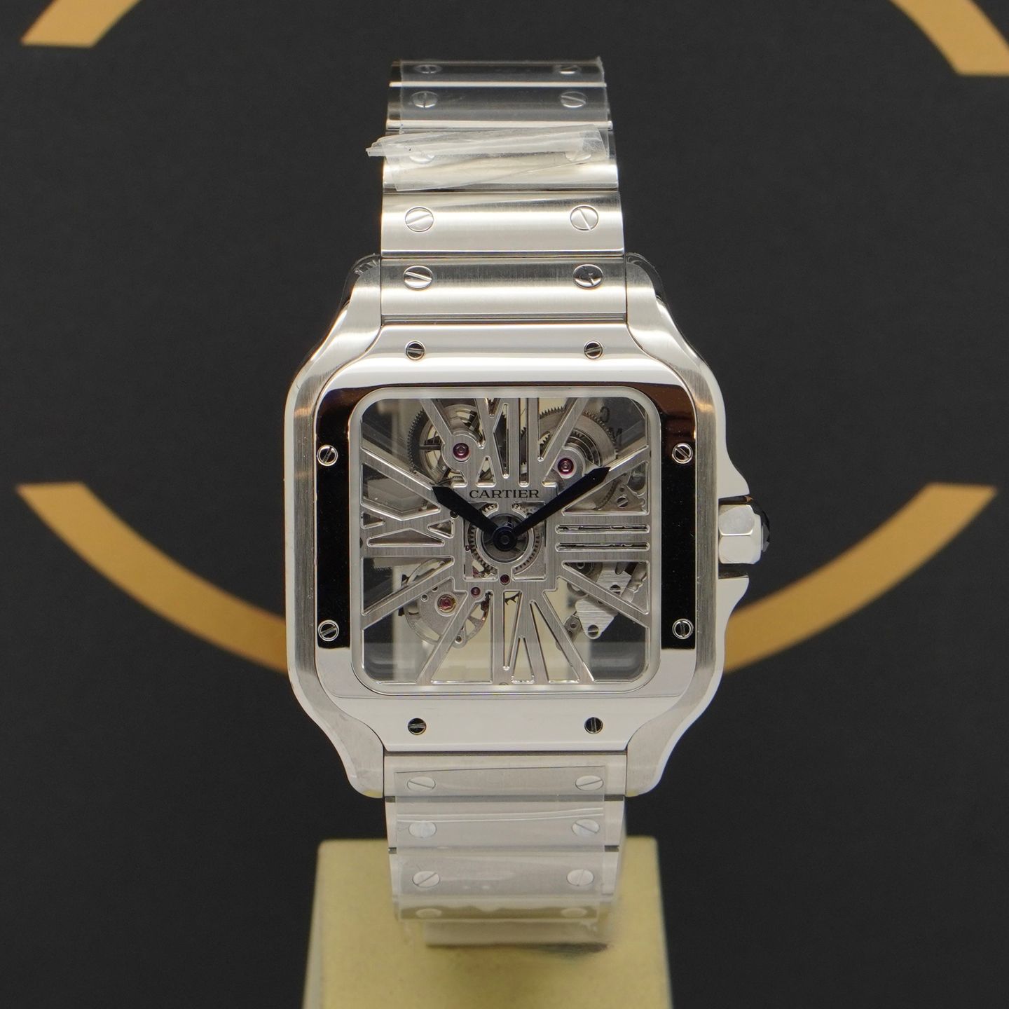 Cartier Santos WHSA0015 (2022) - Transparant wijzerplaat 40mm Staal (1/6)