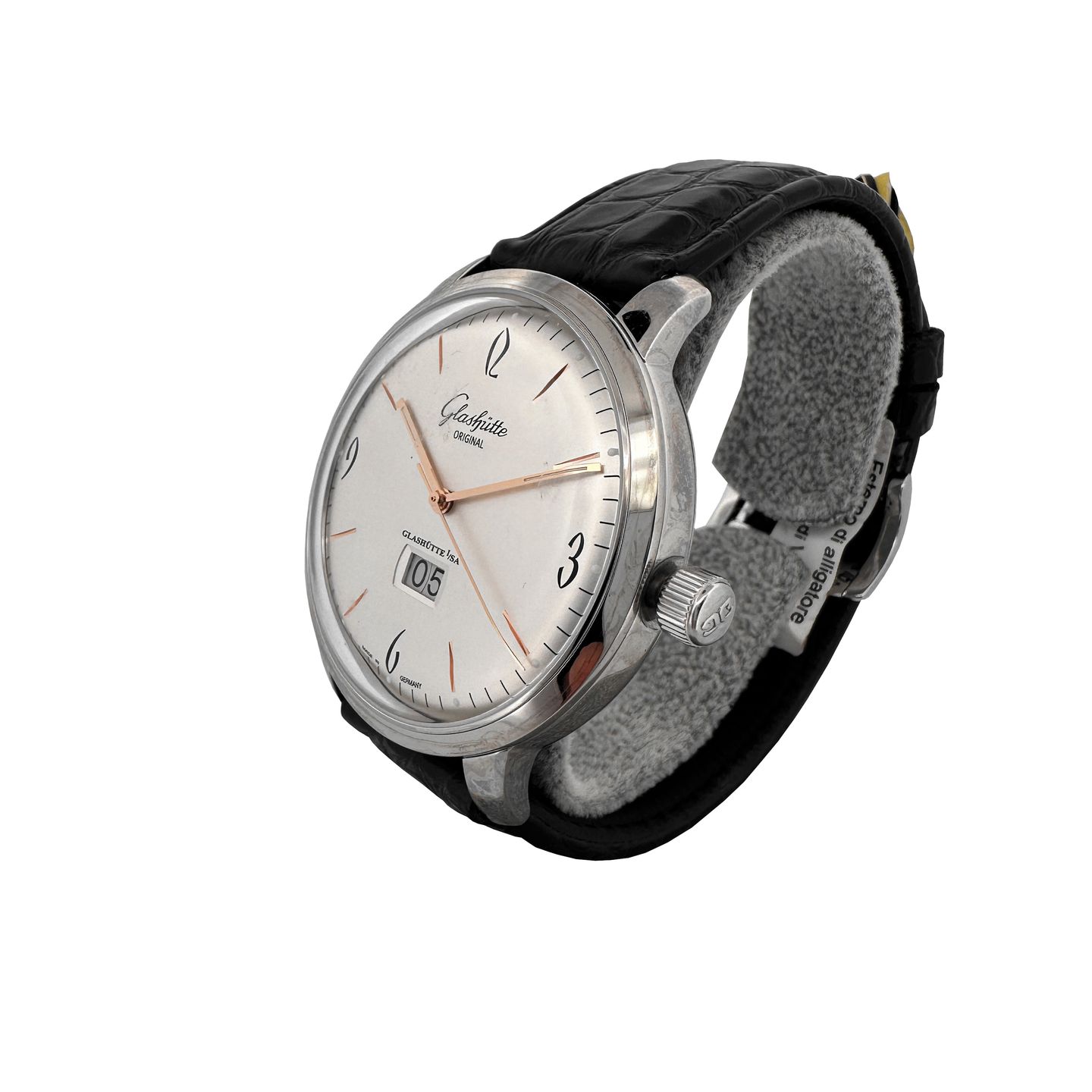 Glashütte Original Sixties Panorama Date 2-39-47-01-02-04 (2024) - Silver dial 42 mm Steel case (2/6)