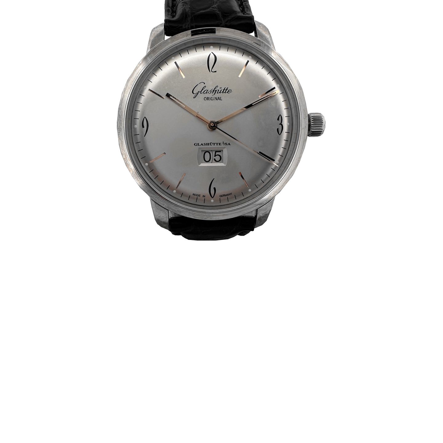 Glashütte Original Sixties Panorama Date 2-39-47-01-02-04 (2024) - Silver dial 42 mm Steel case (6/6)