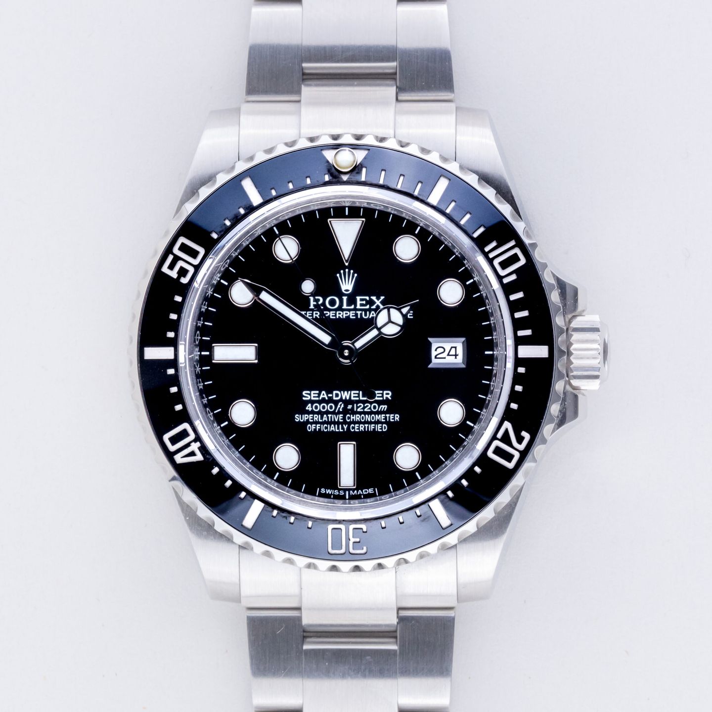 Rolex Sea-Dweller 4000 116600 (2016) - Zwart wijzerplaat 40mm Staal (3/8)