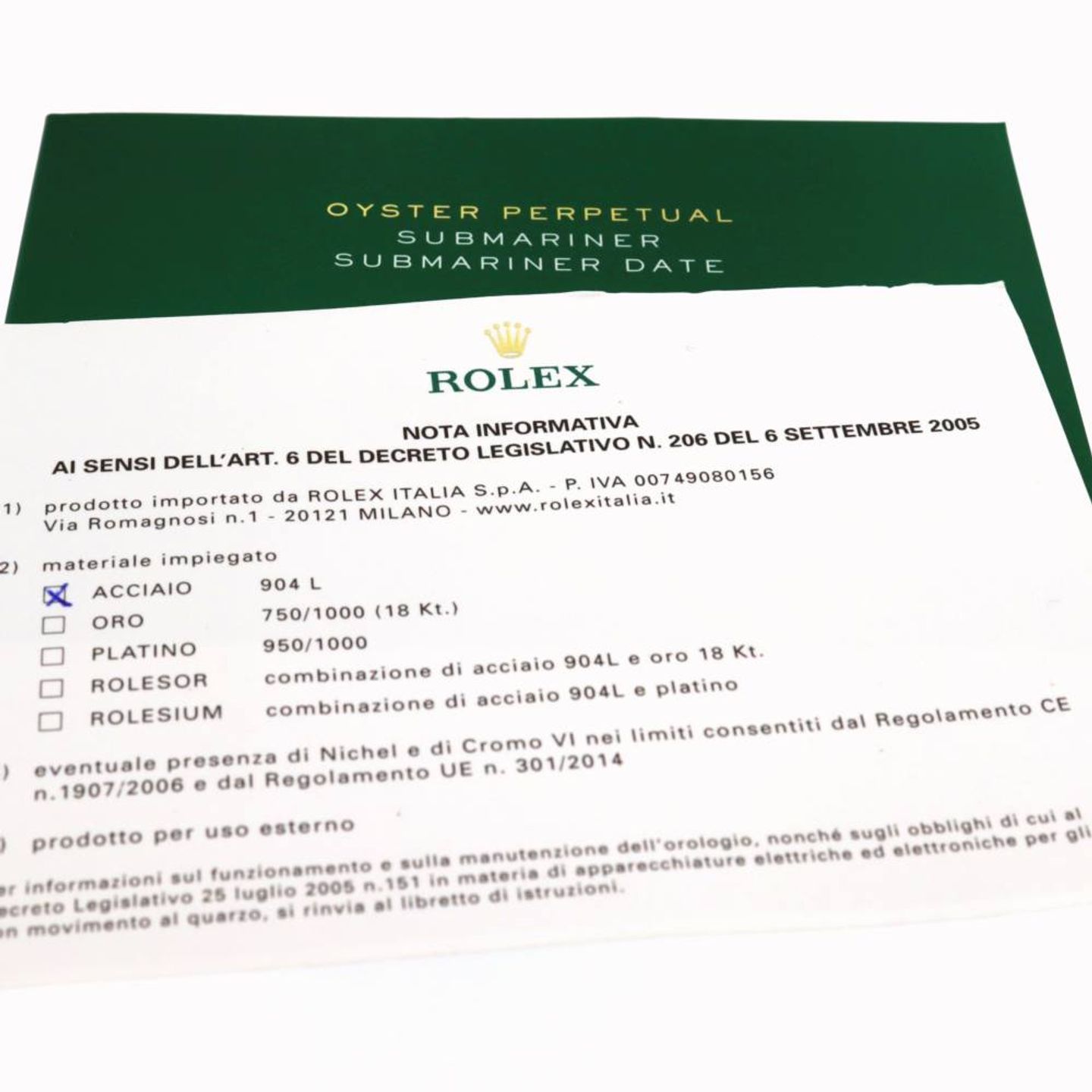 Rolex Submariner No Date 114060 - (7/8)