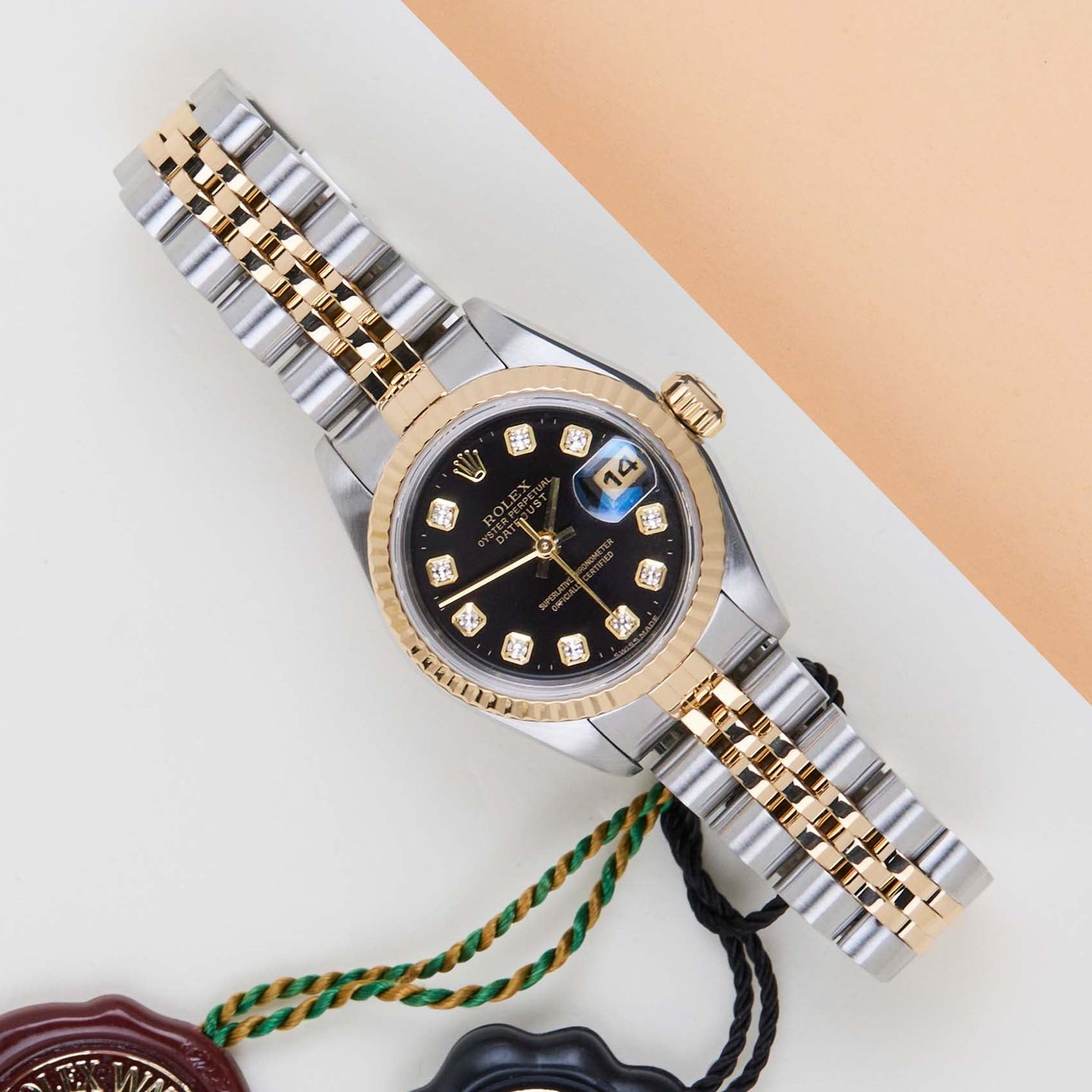 Rolex Lady-Datejust 69173 (1996) - 26 mm Gold/Steel case (1/8)