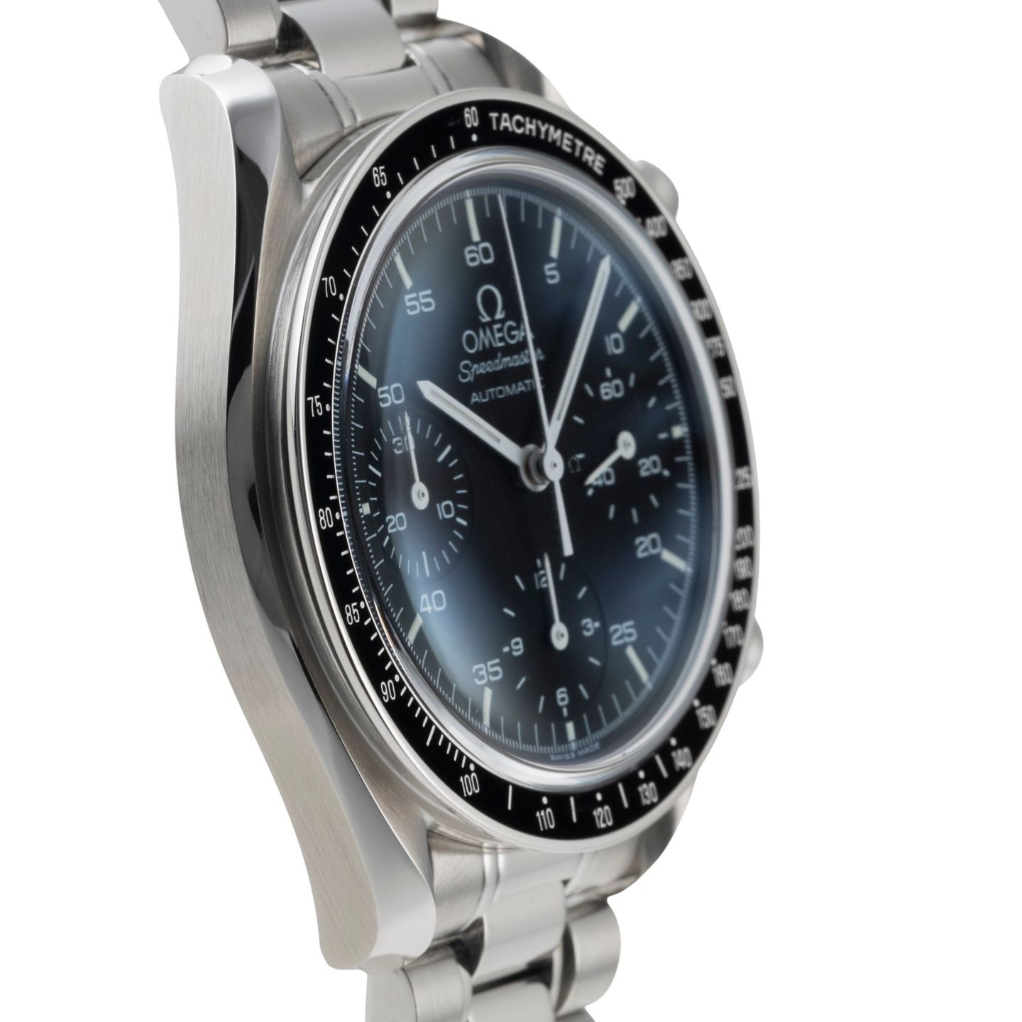 Omega Speedmaster Reduced 3510.50.00 (1999) - Zwart wijzerplaat 39mm Staal (7/8)