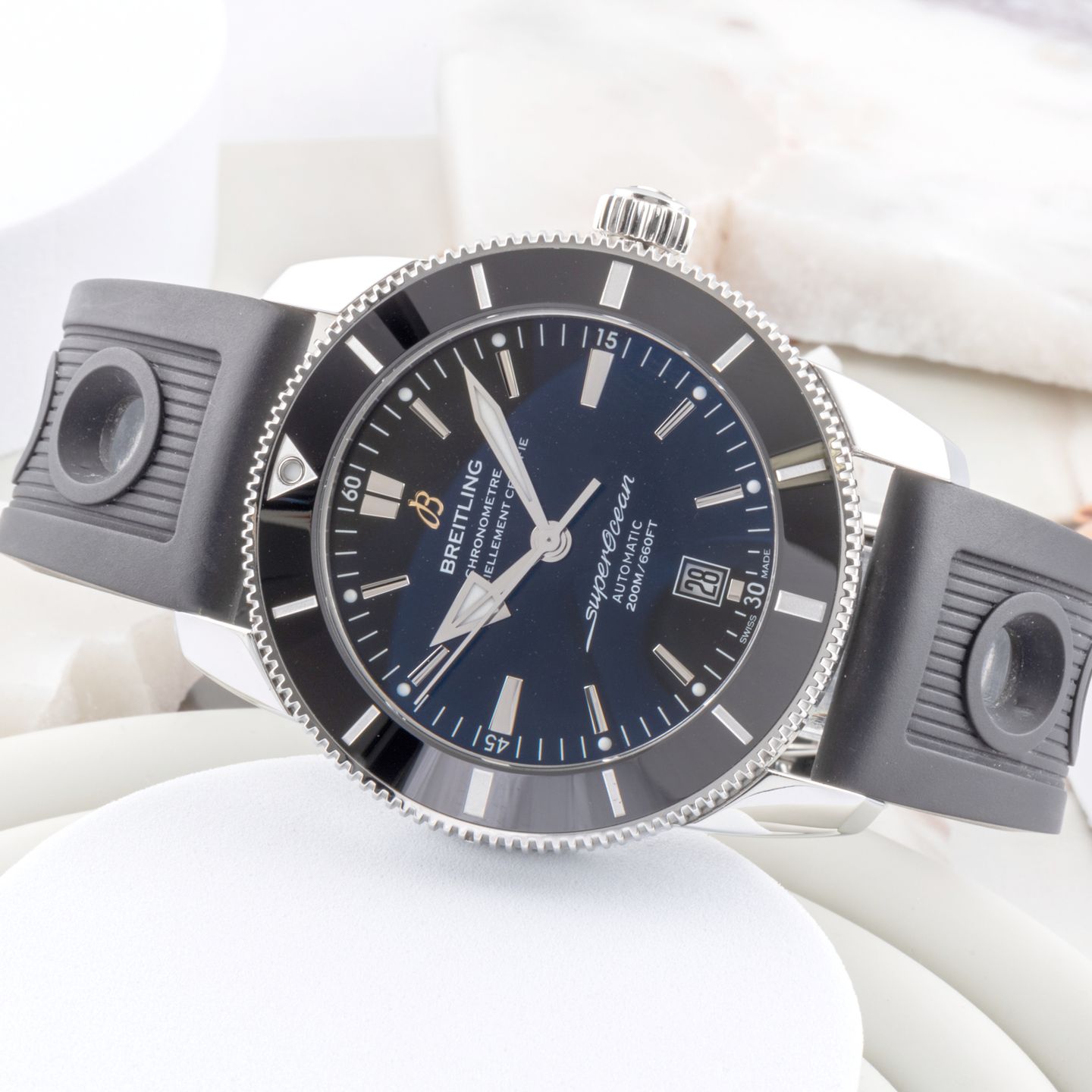 Breitling Superocean Heritage II 46 AB202012/BF74 (Onbekend (willekeurig serienummer)) - Zwart wijzerplaat 46mm Staal (2/8)