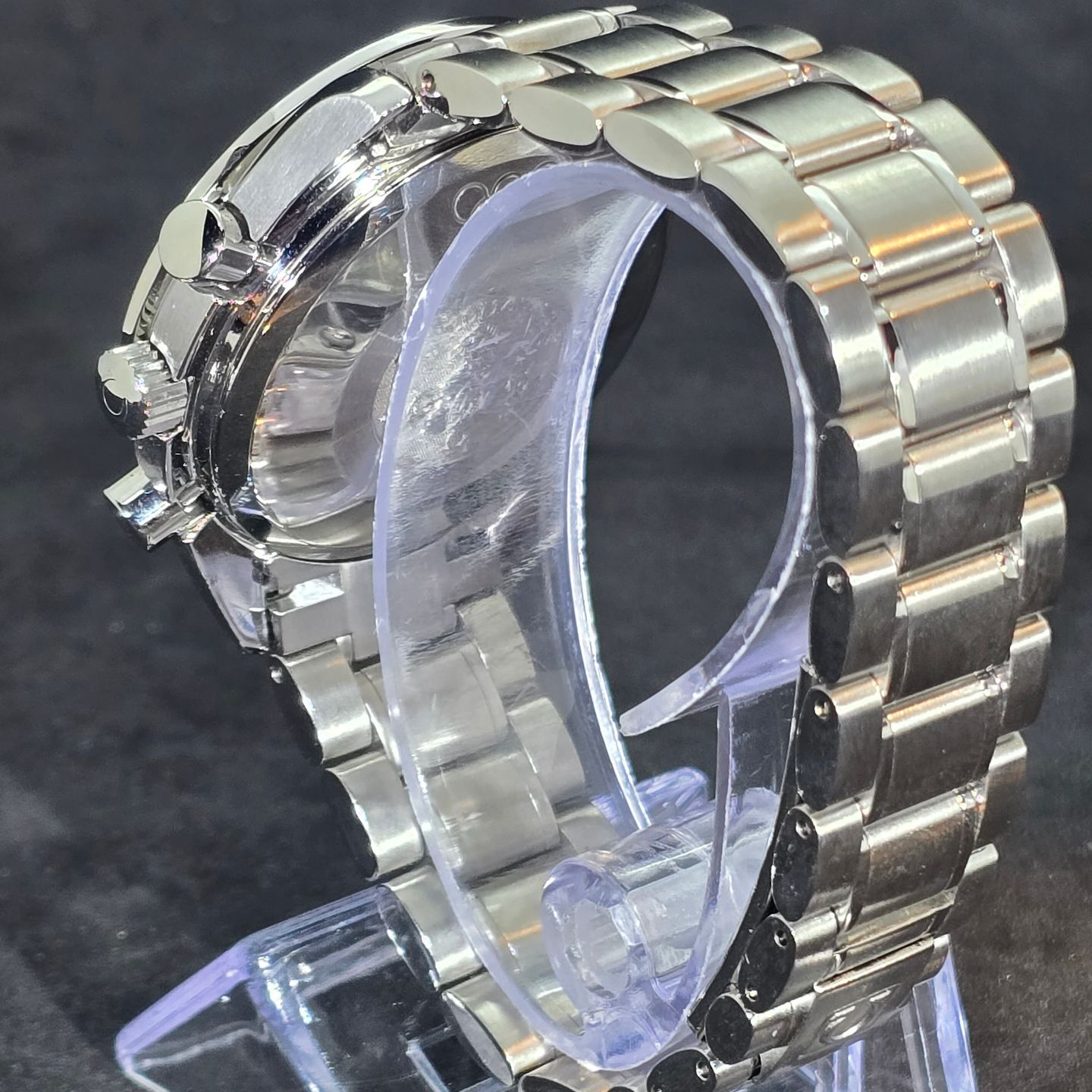 Omega Speedmaster Date 3513.20.00 (Onbekend (willekeurig serienummer)) - Zwart wijzerplaat 39mm Staal (4/8)