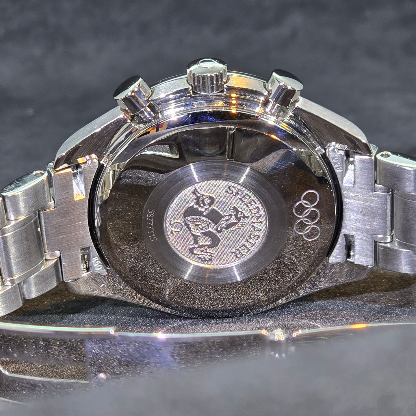 Omega Speedmaster Date 3513.20.00 (Onbekend (willekeurig serienummer)) - Zwart wijzerplaat 39mm Staal (8/8)