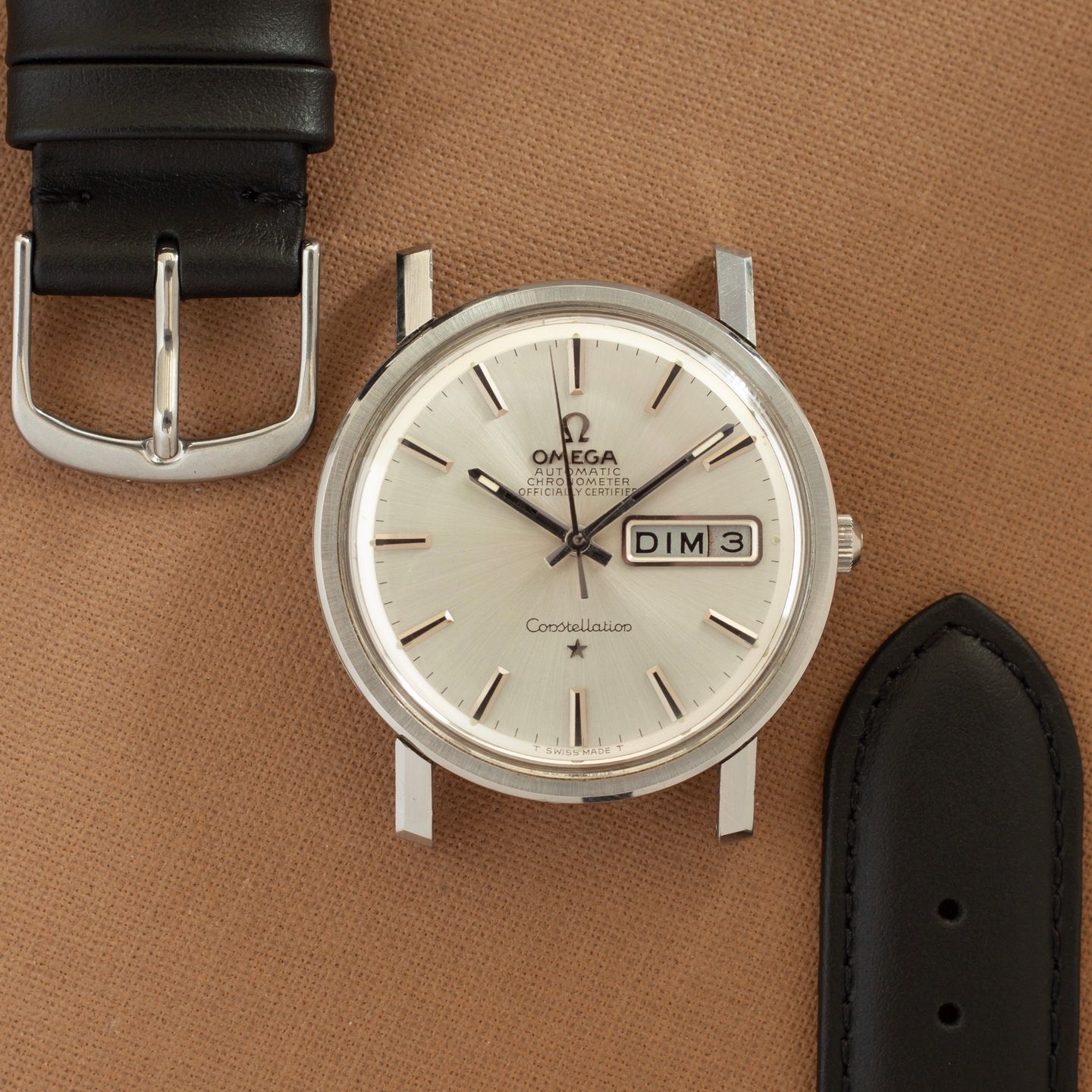 Omega Constellation Day-Date 168.016 (1968) - Silver dial 35 mm Steel case (1/8)