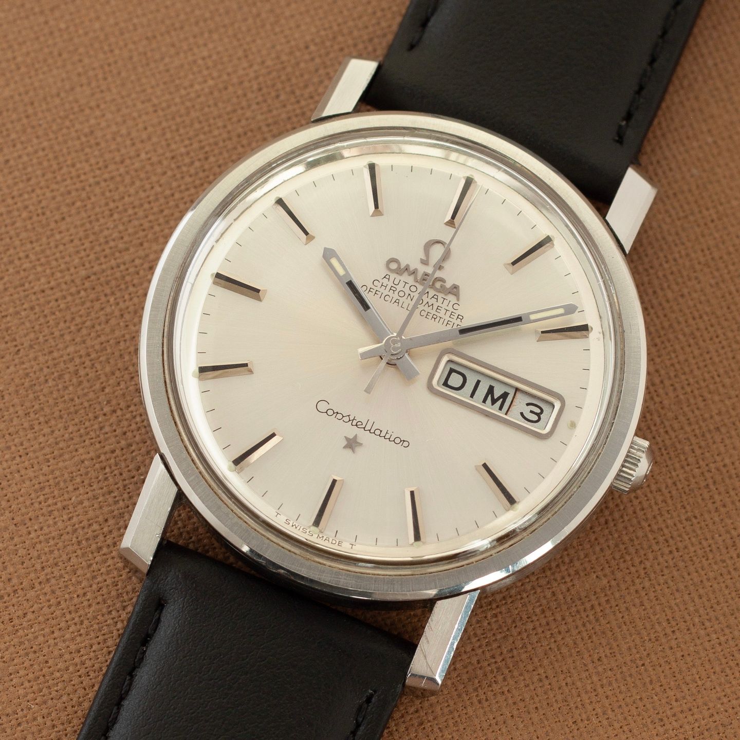 Omega Constellation Day-Date 168.016 (1968) - Silver dial 35 mm Steel case (3/8)