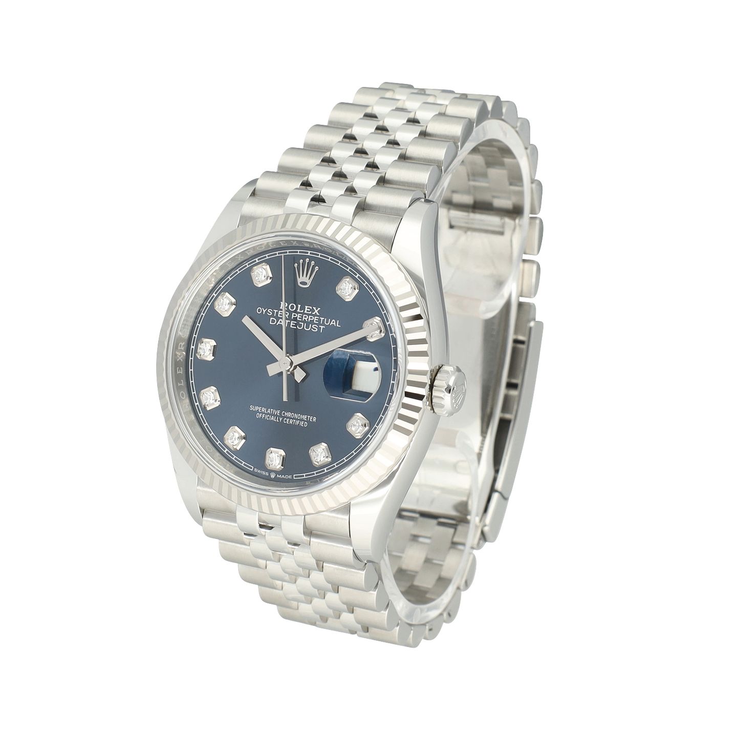 Rolex Datejust 36 126234 (2024) - Blauw wijzerplaat 36mm Staal (4/8)