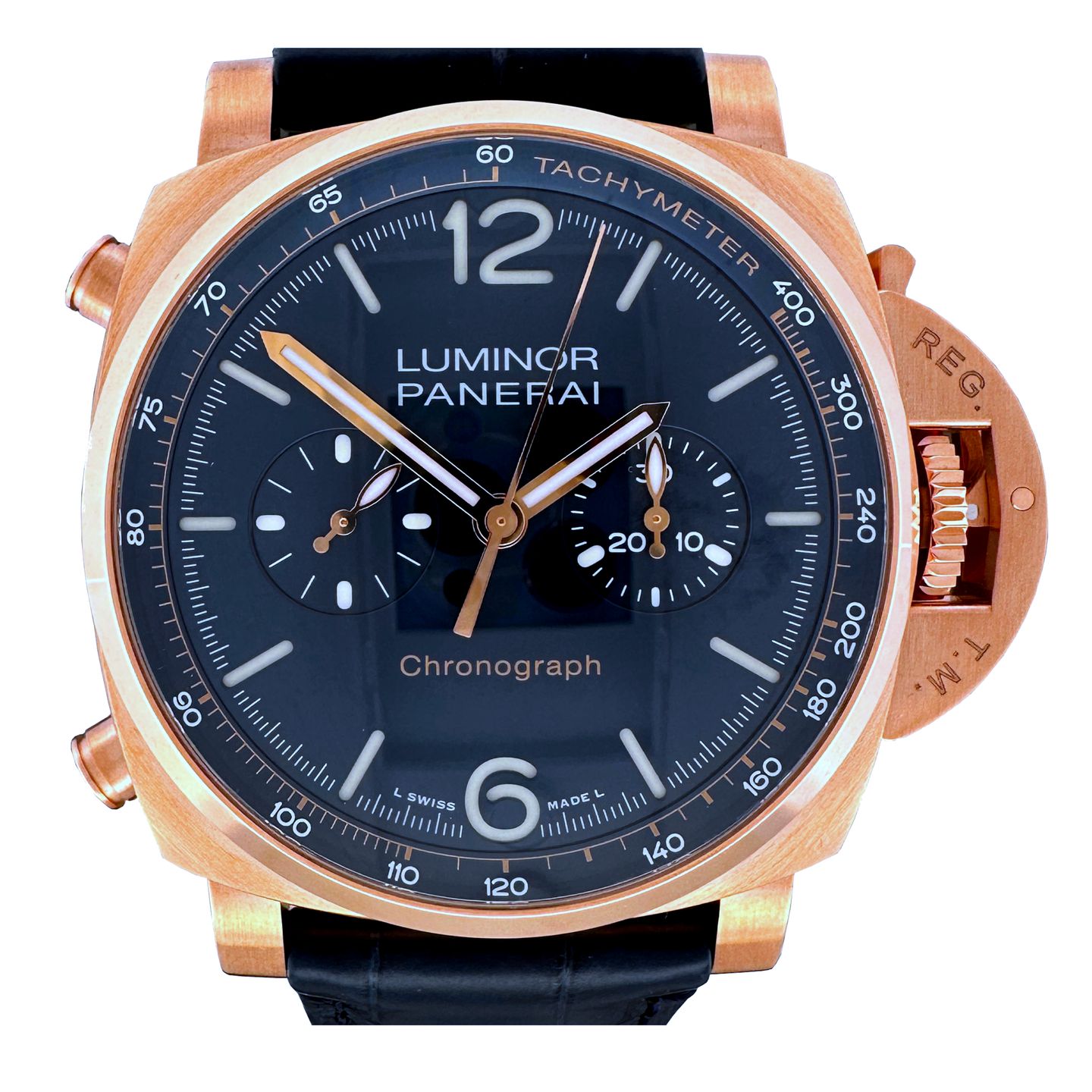 Panerai Luminor Marina PAM01111 (2024) - Blue dial 44 mm Rose Gold case (1/8)