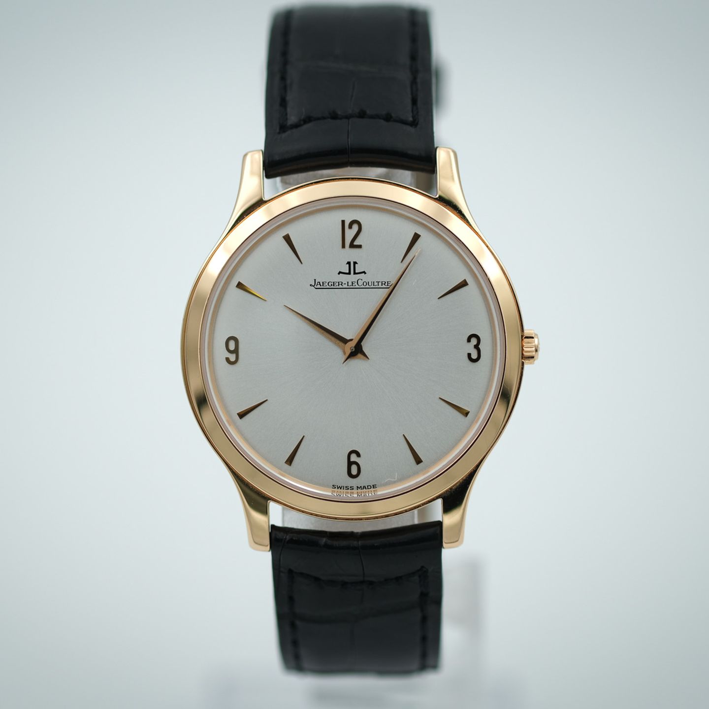 Jaeger-LeCoultre Master Grande Ultra Thin 145.2.504 / 145.2.79S (2008) - Silver dial 34 mm Rose Gold case (5/8)