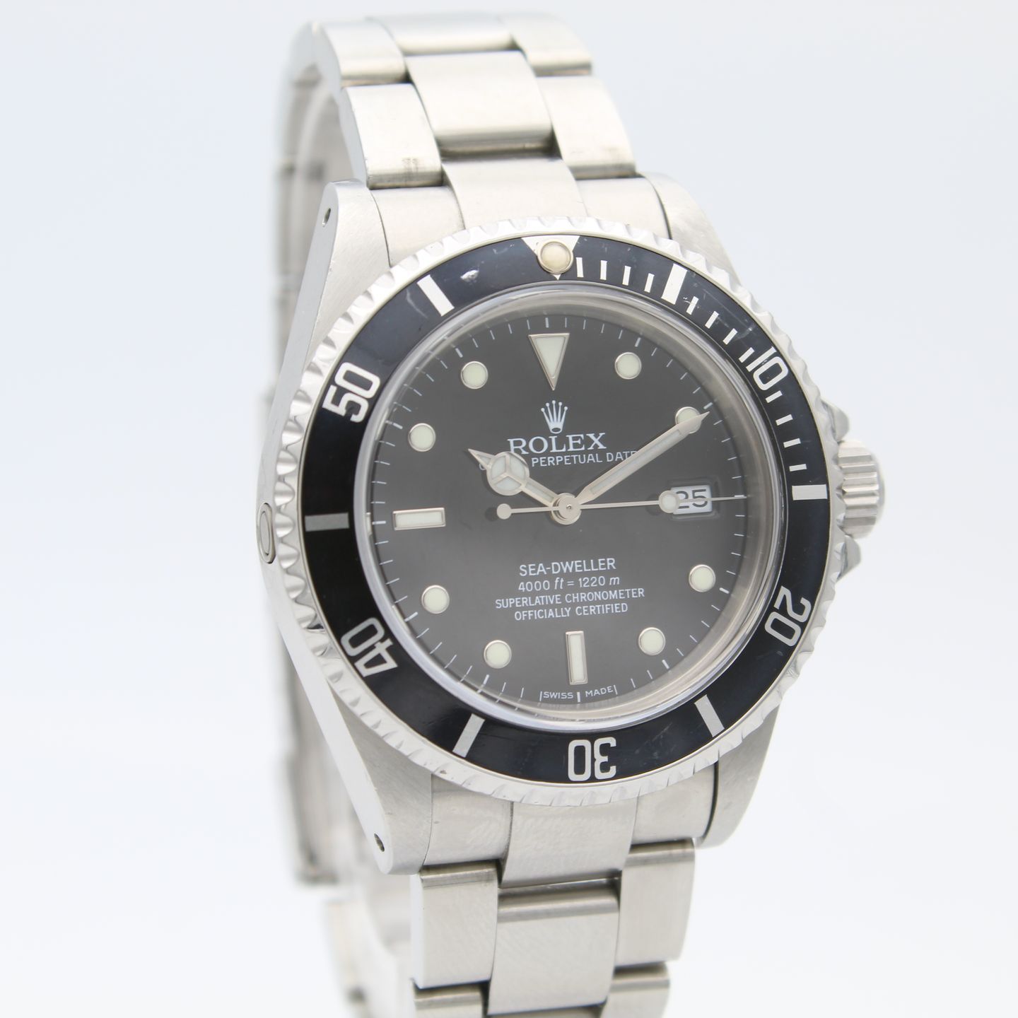 Rolex Sea-Dweller 4000 16600 (1987) - Zwart wijzerplaat 40mm Staal (2/8)