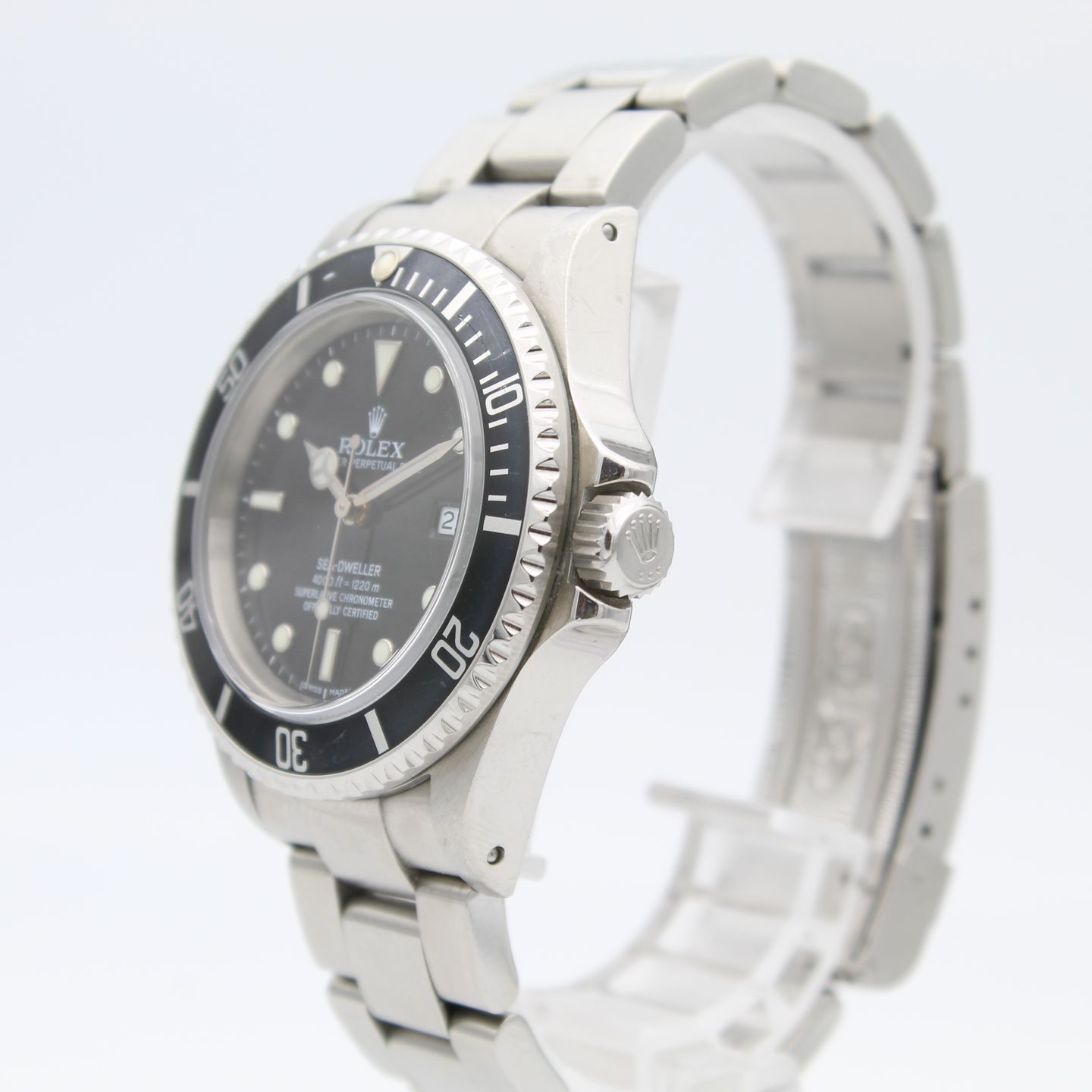 Rolex Sea-Dweller 4000 16600 (1987) - Zwart wijzerplaat 40mm Staal (5/8)