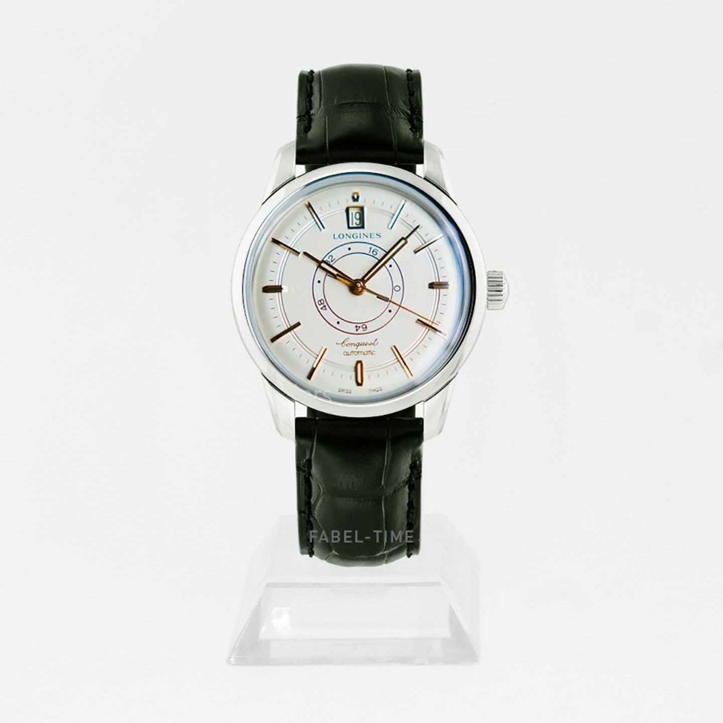 Longines Conquest Heritage L1.648.4.78.2 (2024) - Champagne wijzerplaat 38mm Staal (1/1)