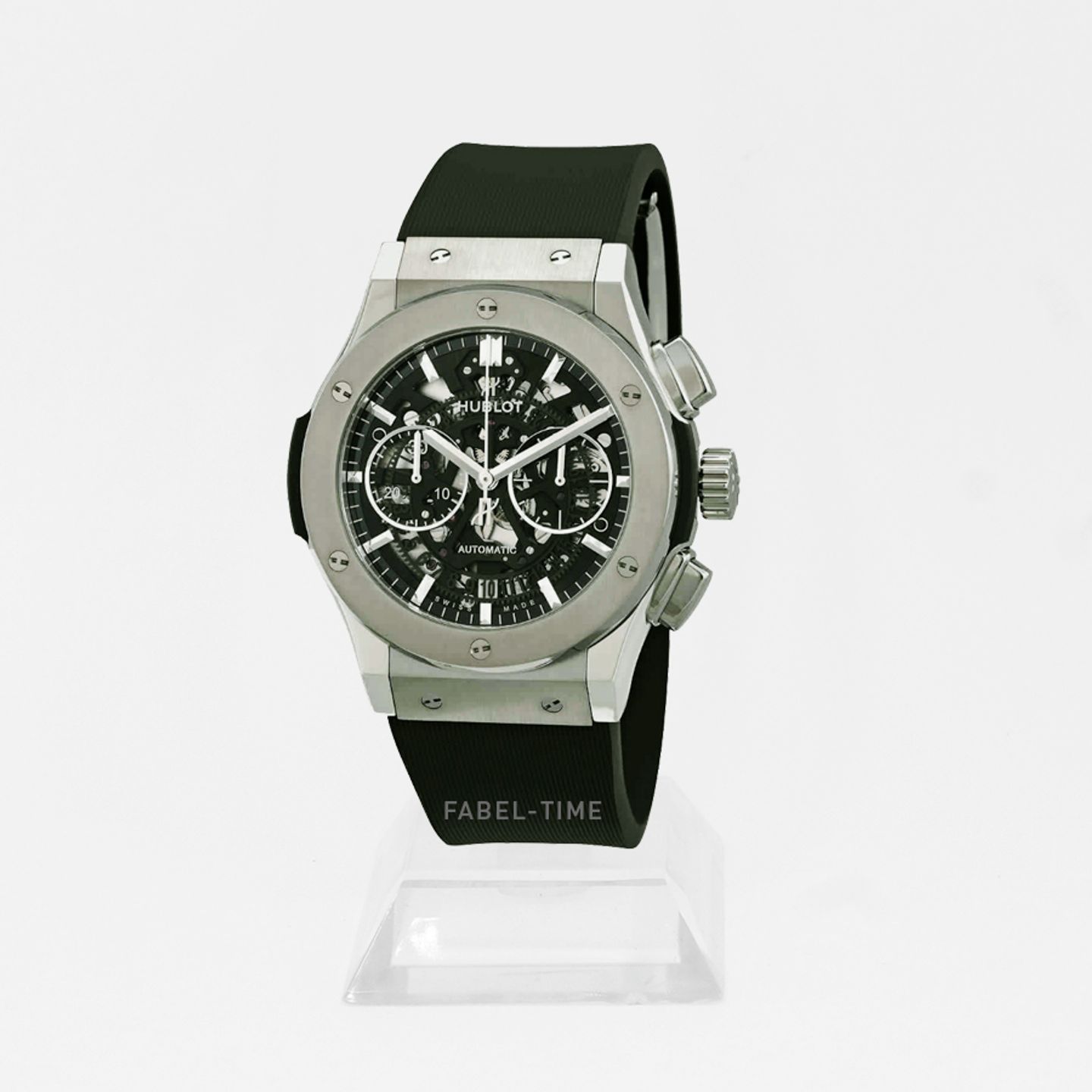 Hublot Classic Fusion Aerofusion 525.NX.0170.RX (2024) - Transparant wijzerplaat 45mm Titanium (1/1)