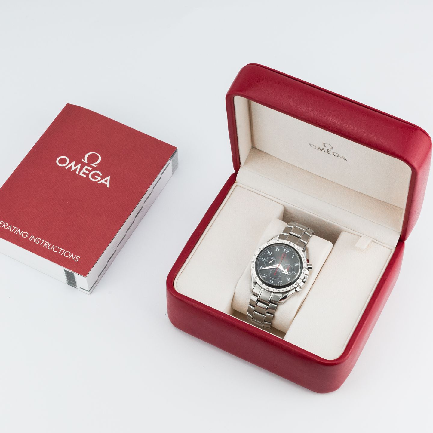 Omega Speedmaster Broad Arrow 3556.50.00 (Onbekend (willekeurig serienummer)) - Zwart wijzerplaat 42mm Staal (2/8)