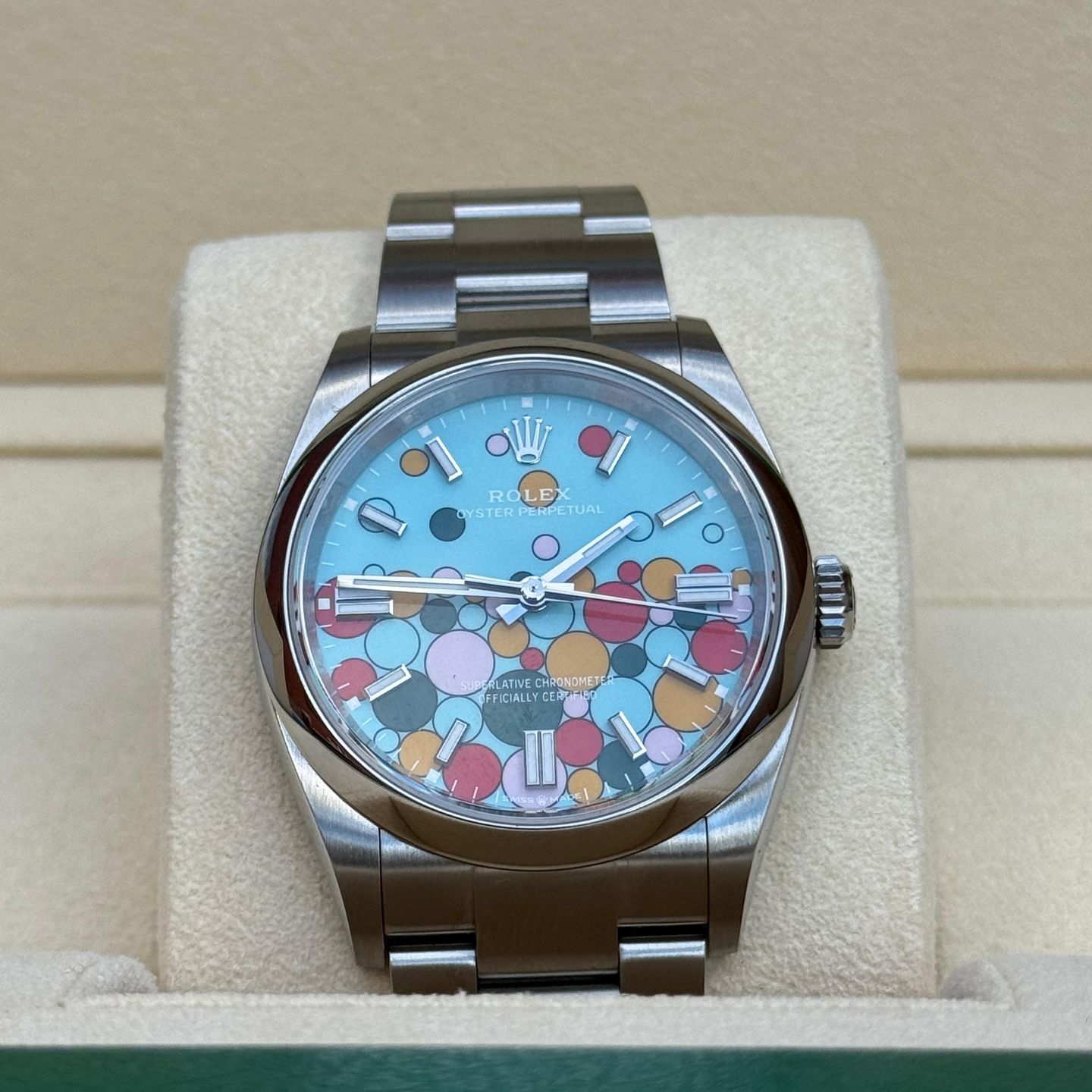 Rolex Oyster Perpetual 36 126000 (2024) - Blauw wijzerplaat 36mm Staal (4/6)