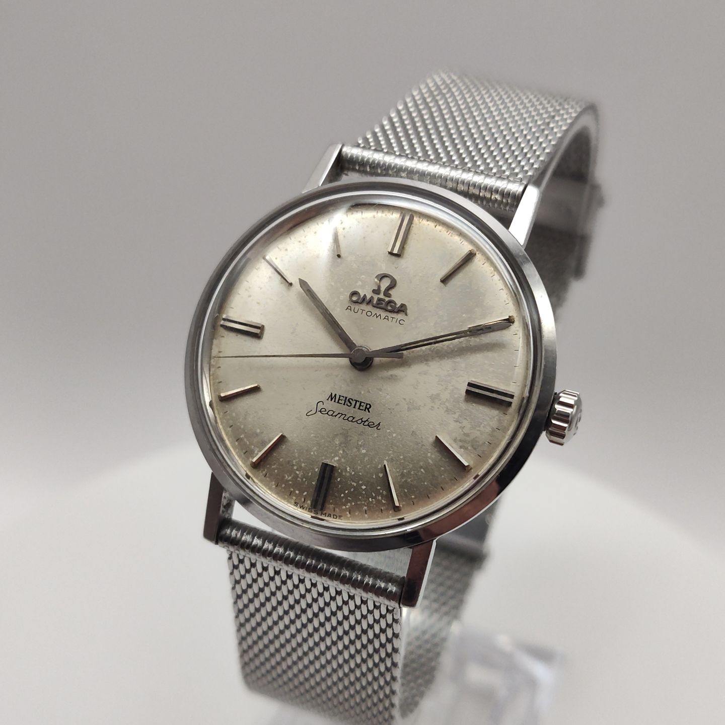Omega Seamaster Unknown (Unknown (random serial)) - Silver dial 40 mm Steel case (1/8)