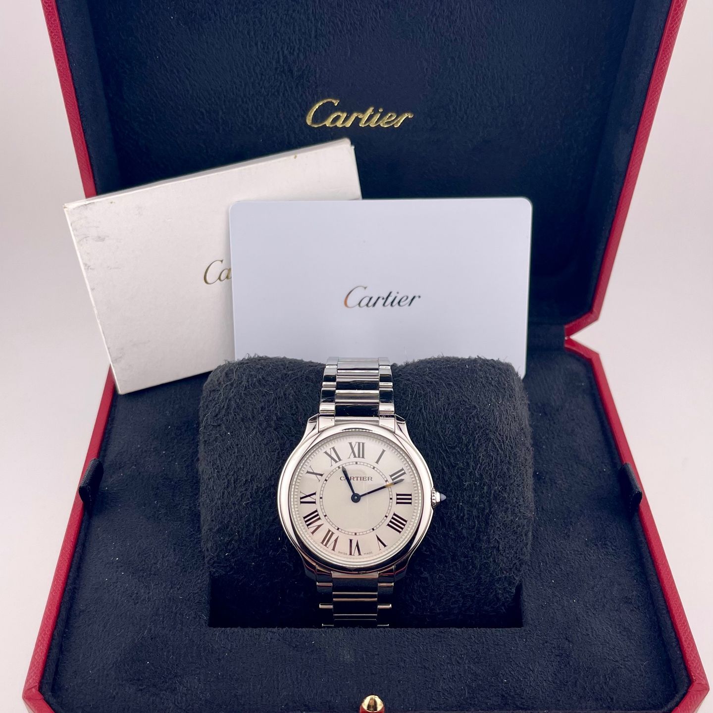 Cartier Ronde Croisière de Cartier WSRN0034 (2024) - Wit wijzerplaat 36mm Staal (5/5)