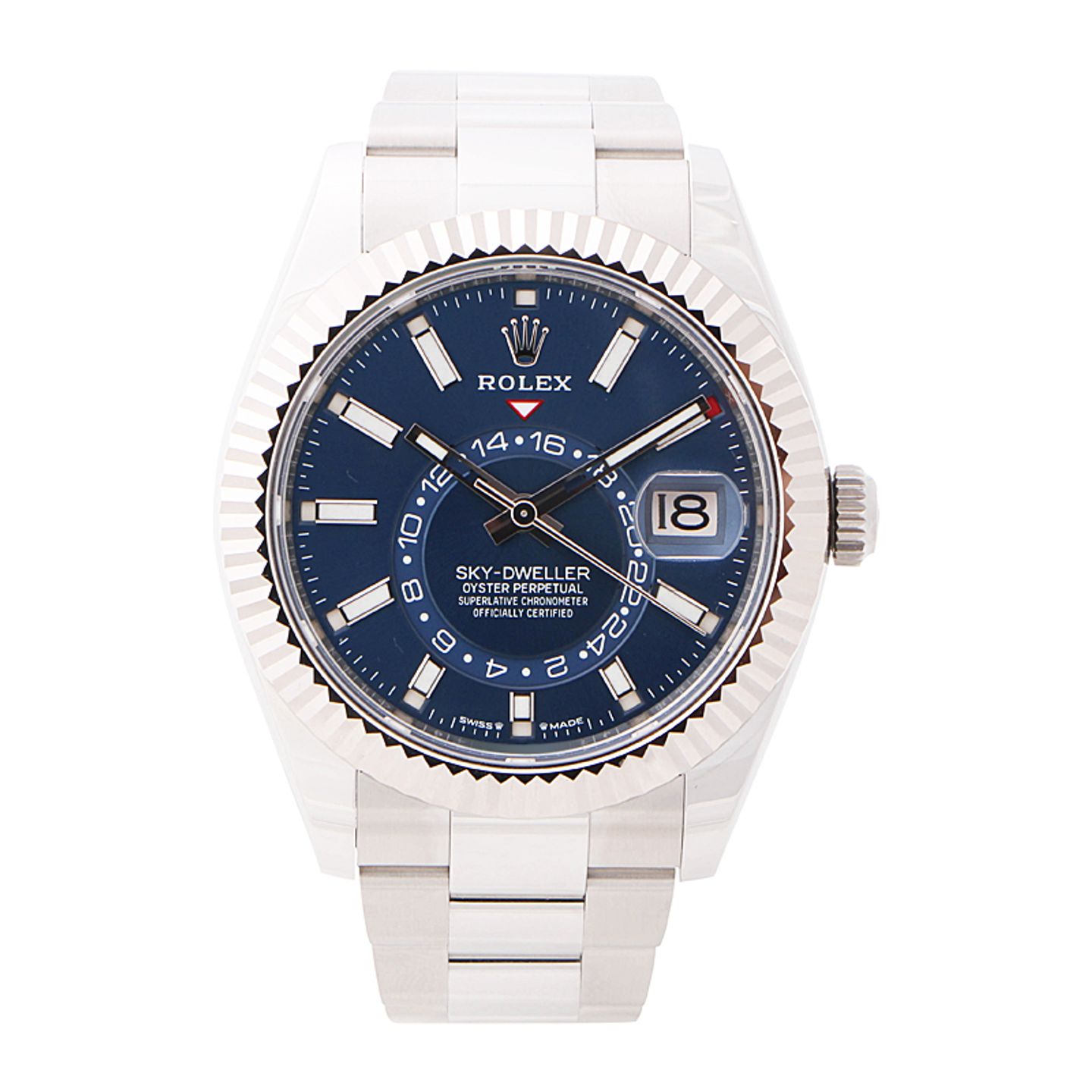 Rolex Sky-Dweller 336934 (2024) - Blue dial 42 mm Gold/Steel case (1/4)