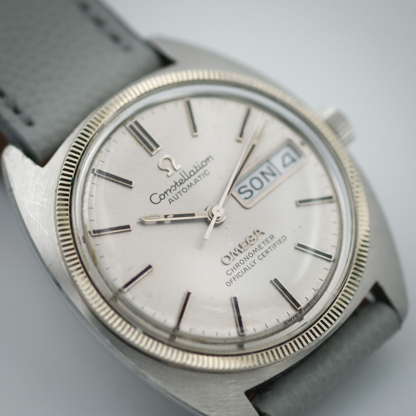 Omega Constellation Day-Date 168.029 (Onbekend (willekeurig serienummer)) - Zilver wijzerplaat 35mm Staal (4/8)