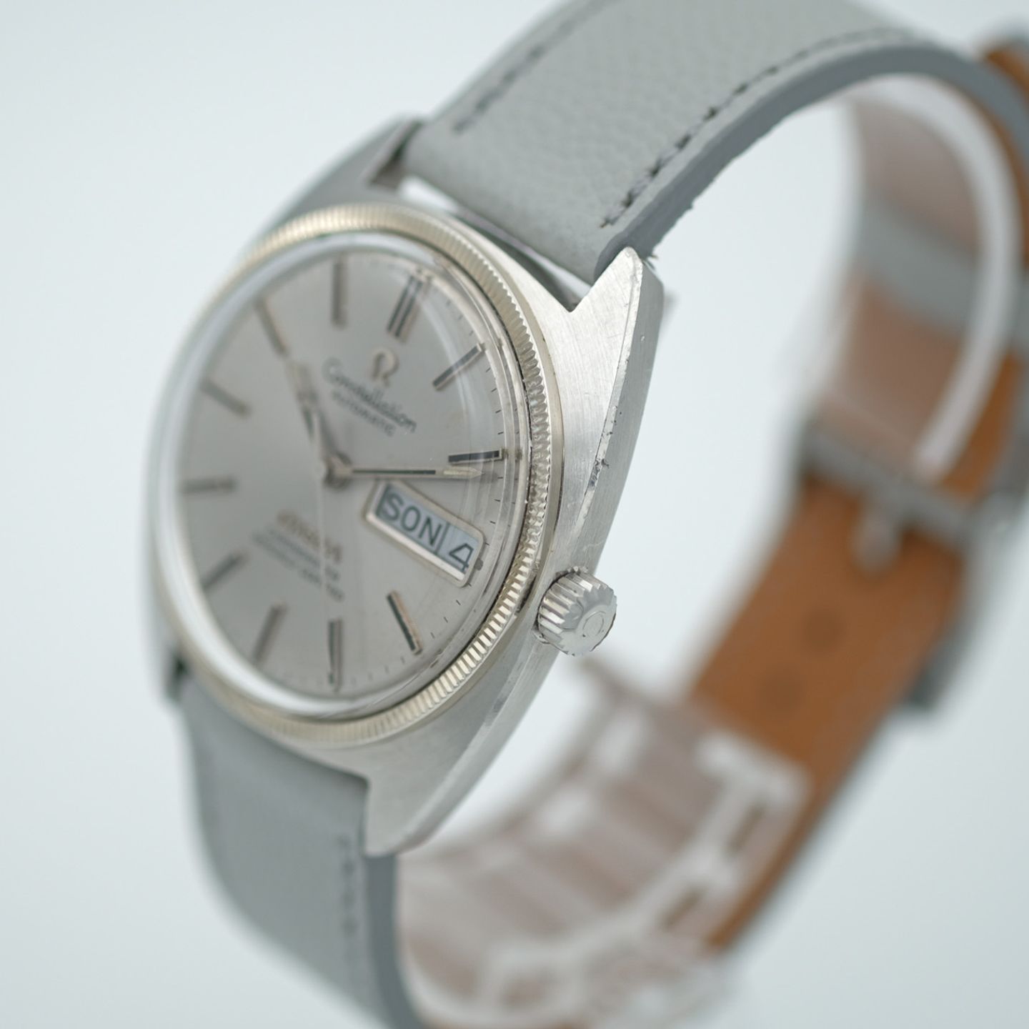 Omega Constellation Day-Date 168.029 (Onbekend (willekeurig serienummer)) - Zilver wijzerplaat 35mm Staal (8/8)