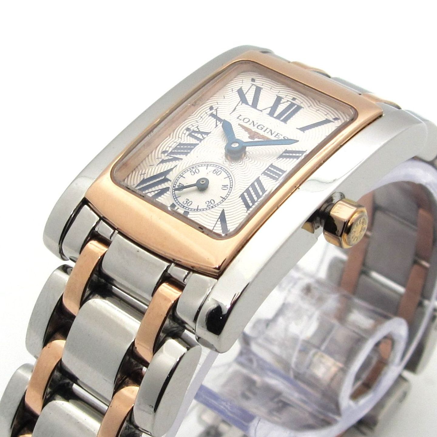 Longines DolceVita L5.255.5.79.7 (Unknown (random serial)) - White dial 32 mm Gold/Steel case (1/5)