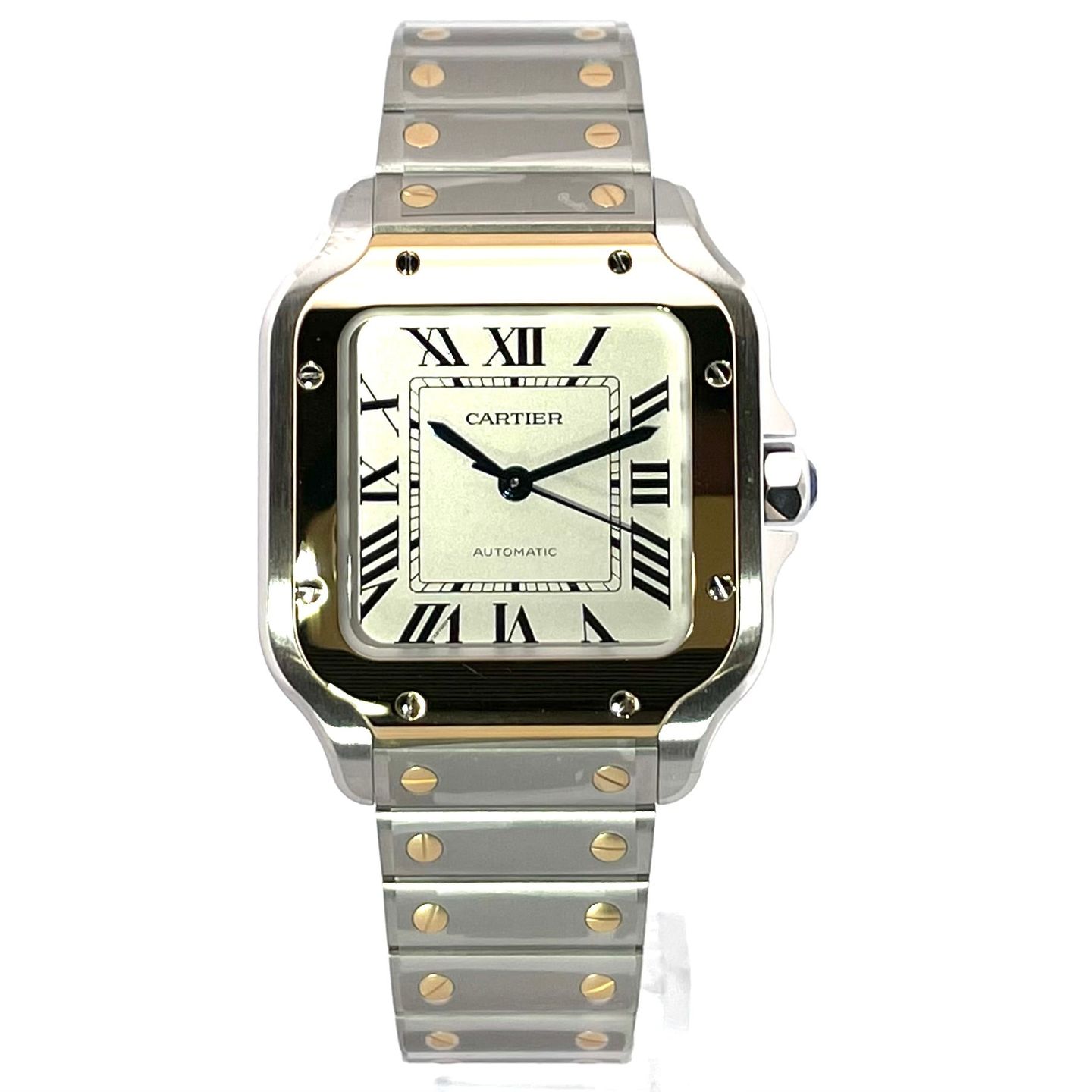 Cartier Santos W2SA0016 (2024) - Zilver wijzerplaat 35mm Staal (1/7)