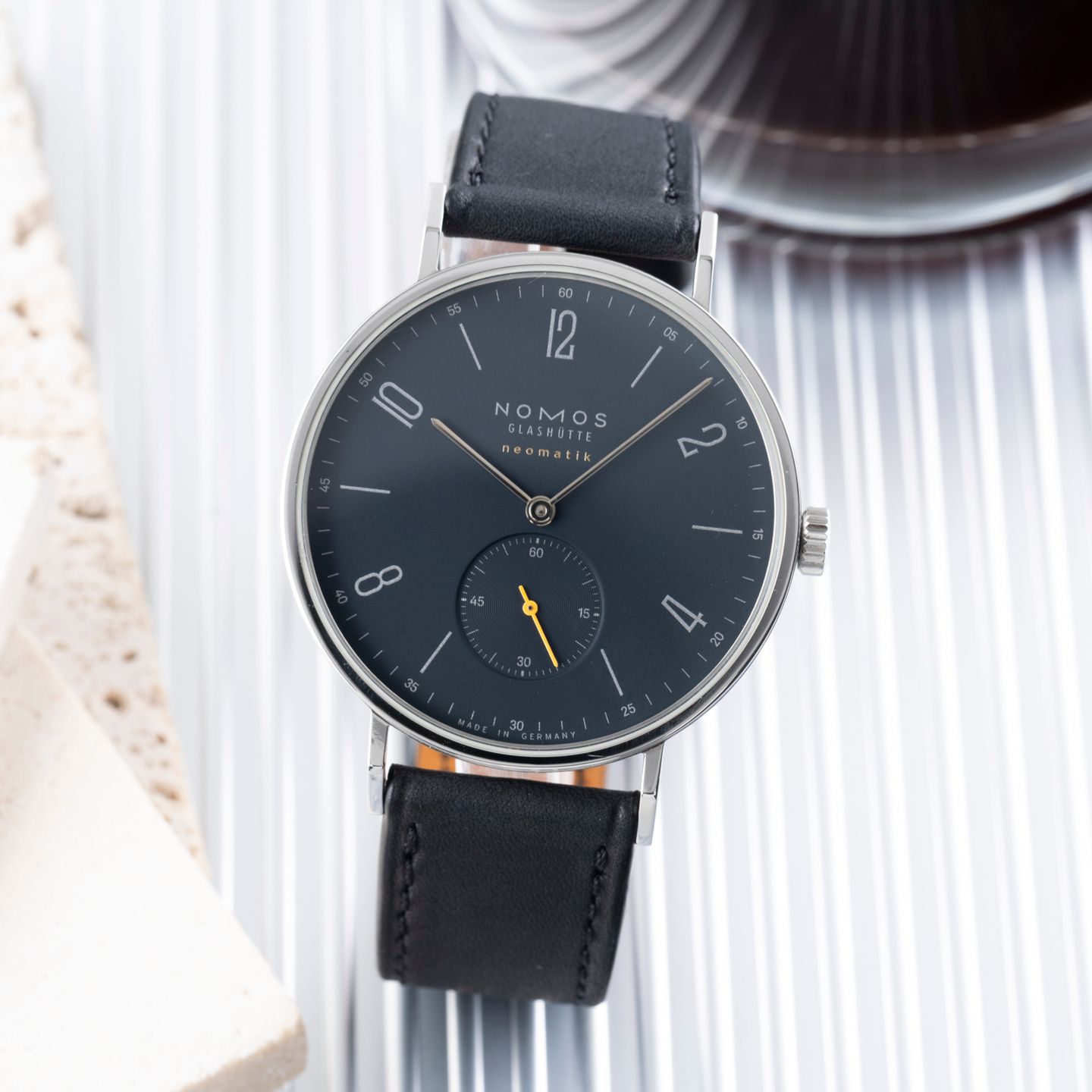NOMOS Tangente Neomatik 142 (2023) - Blue dial 39 mm Steel case (1/8)
