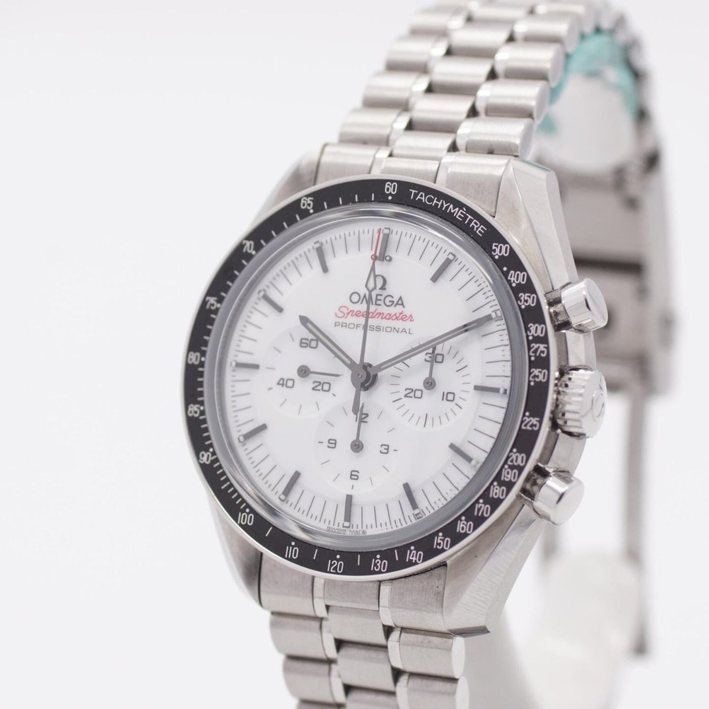 Omega Speedmaster Professional Moonwatch 310.30.42.50.04.001 (2024) - Wit wijzerplaat 42mm Staal (4/8)