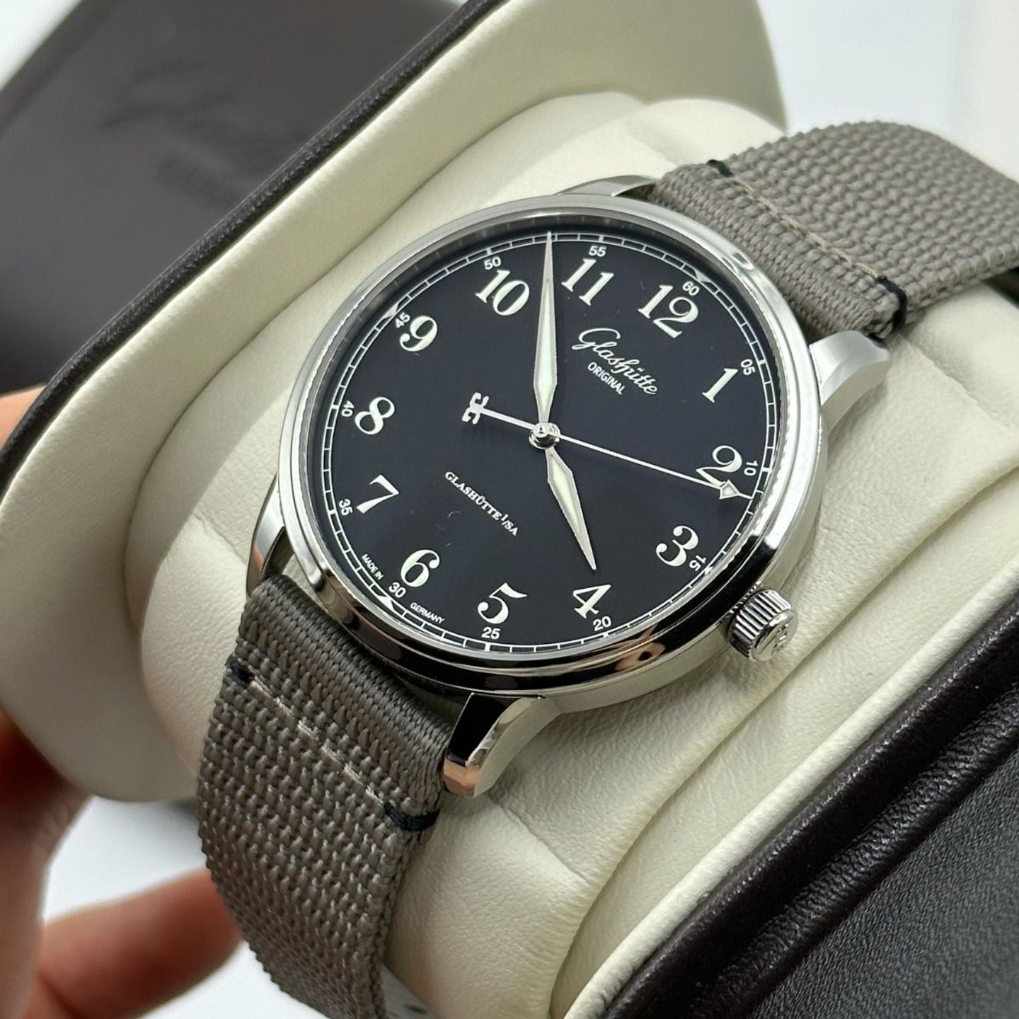 Glashütte Original Senator Excellence 1-36-01-03-02-66 (2024) - Black dial 40 mm Steel case (7/8)