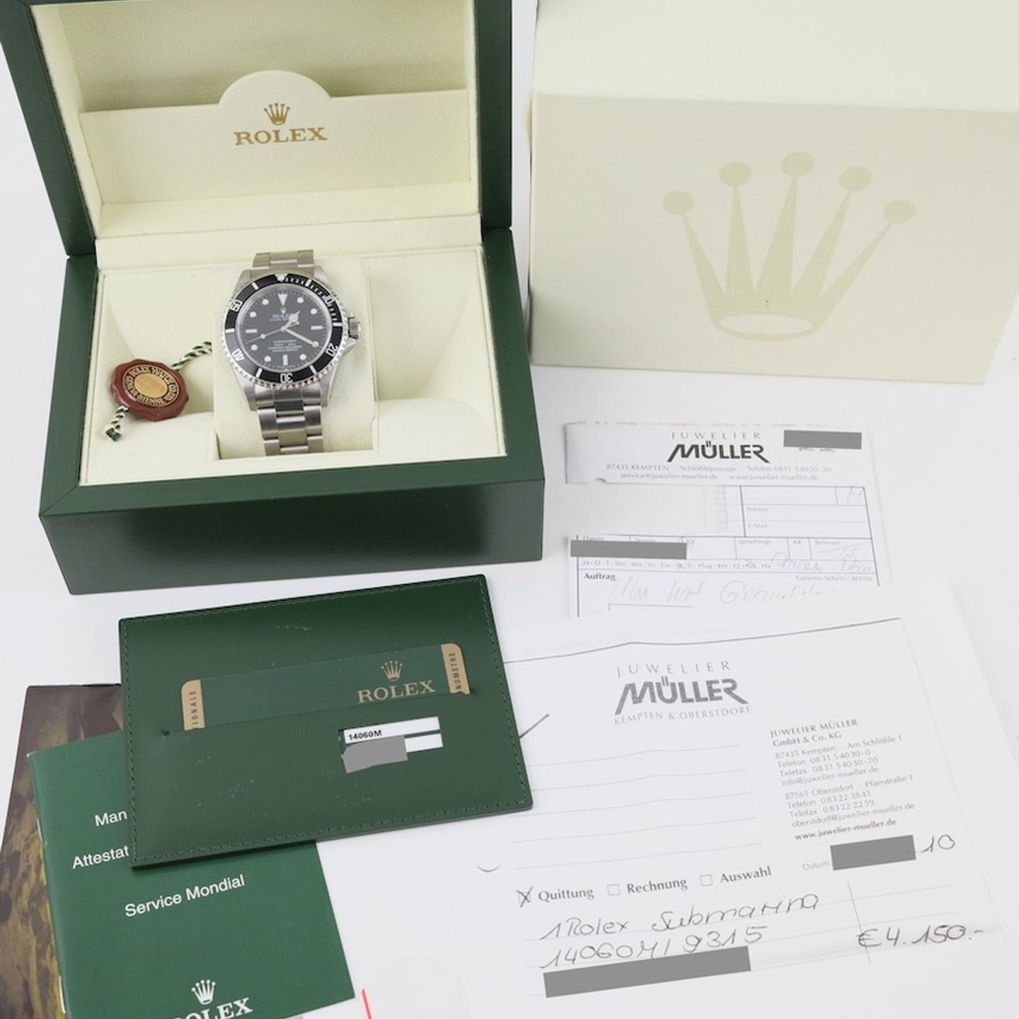 Rolex Submariner No Date 14060M - (8/8)